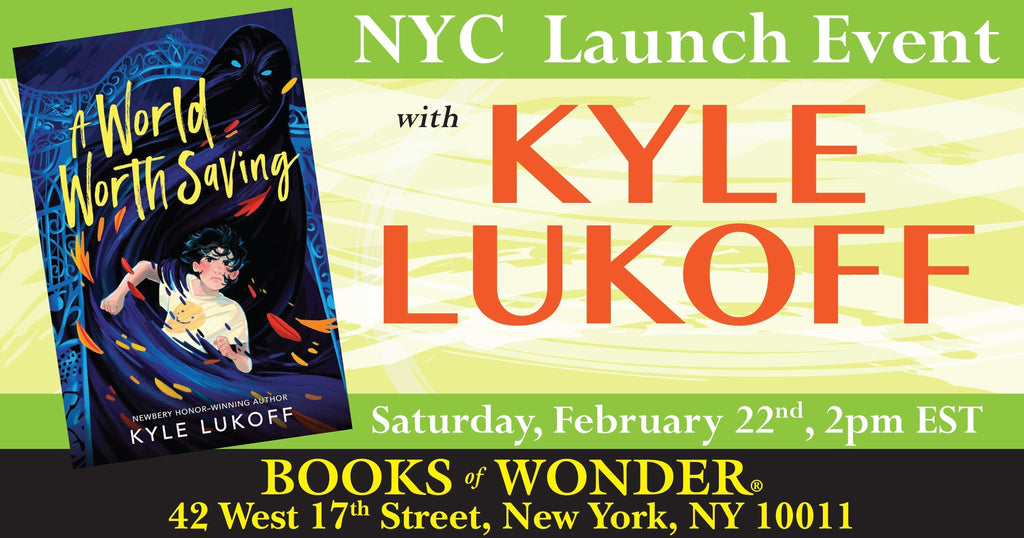 NYC Launch | A World Worth Saving by Kyle Lukoff