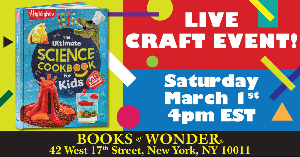 Live Craft Event: The Ultimate Science Cookbook for Kids!