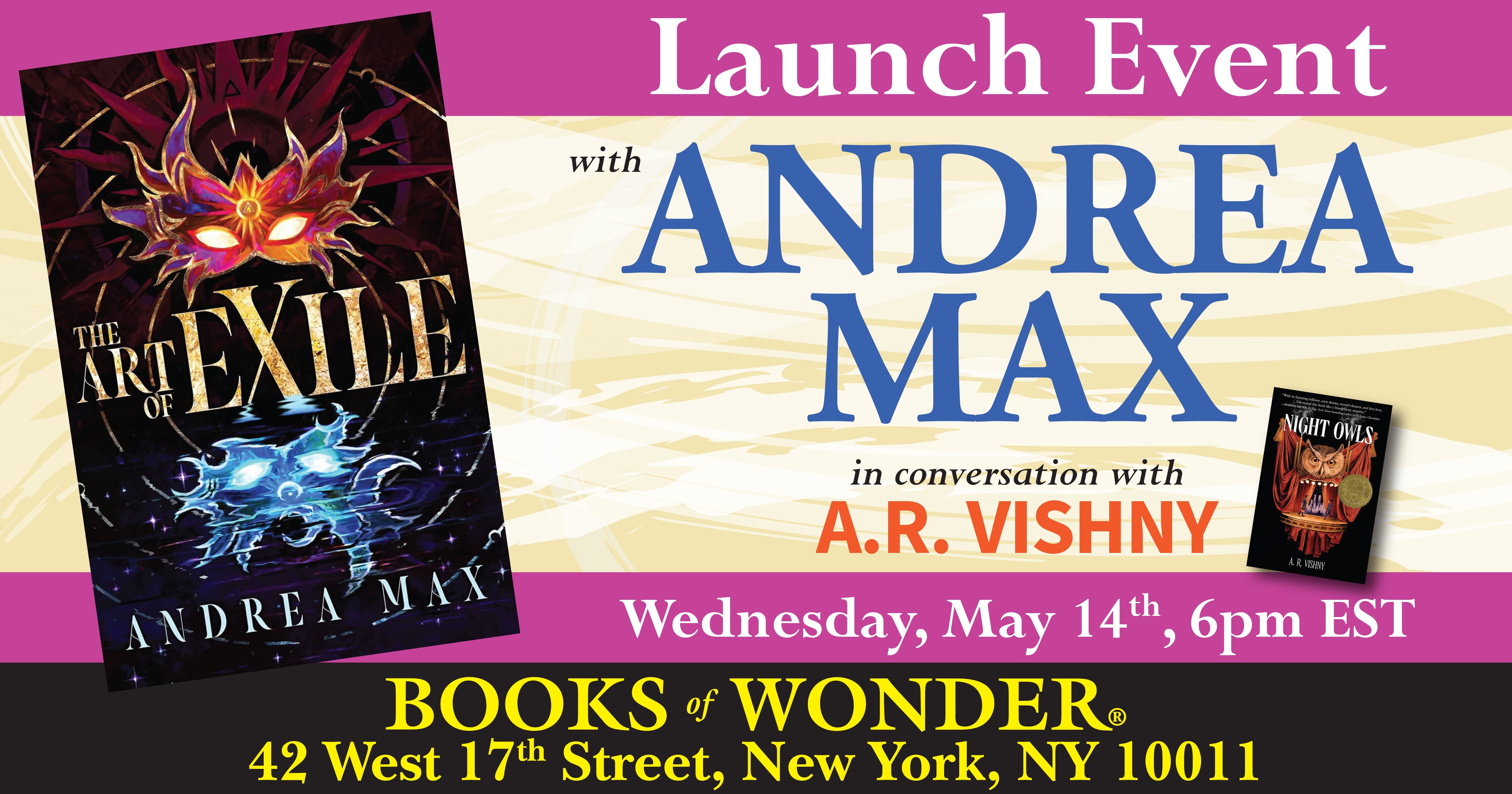 Launch | The Art of Exile by Andrea Max