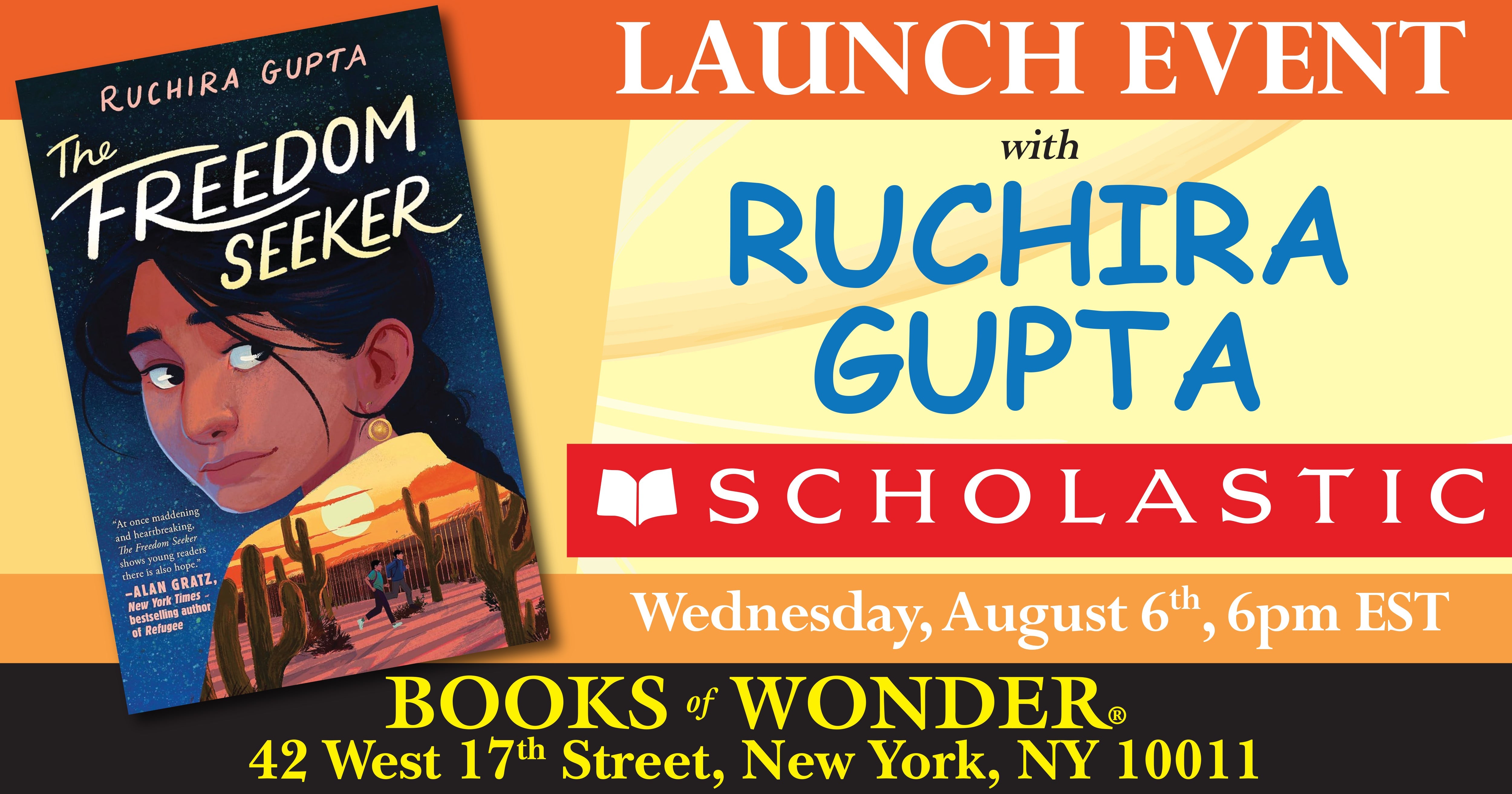 Launch Event | The Freedom Seeker by Ruchira Gupta
