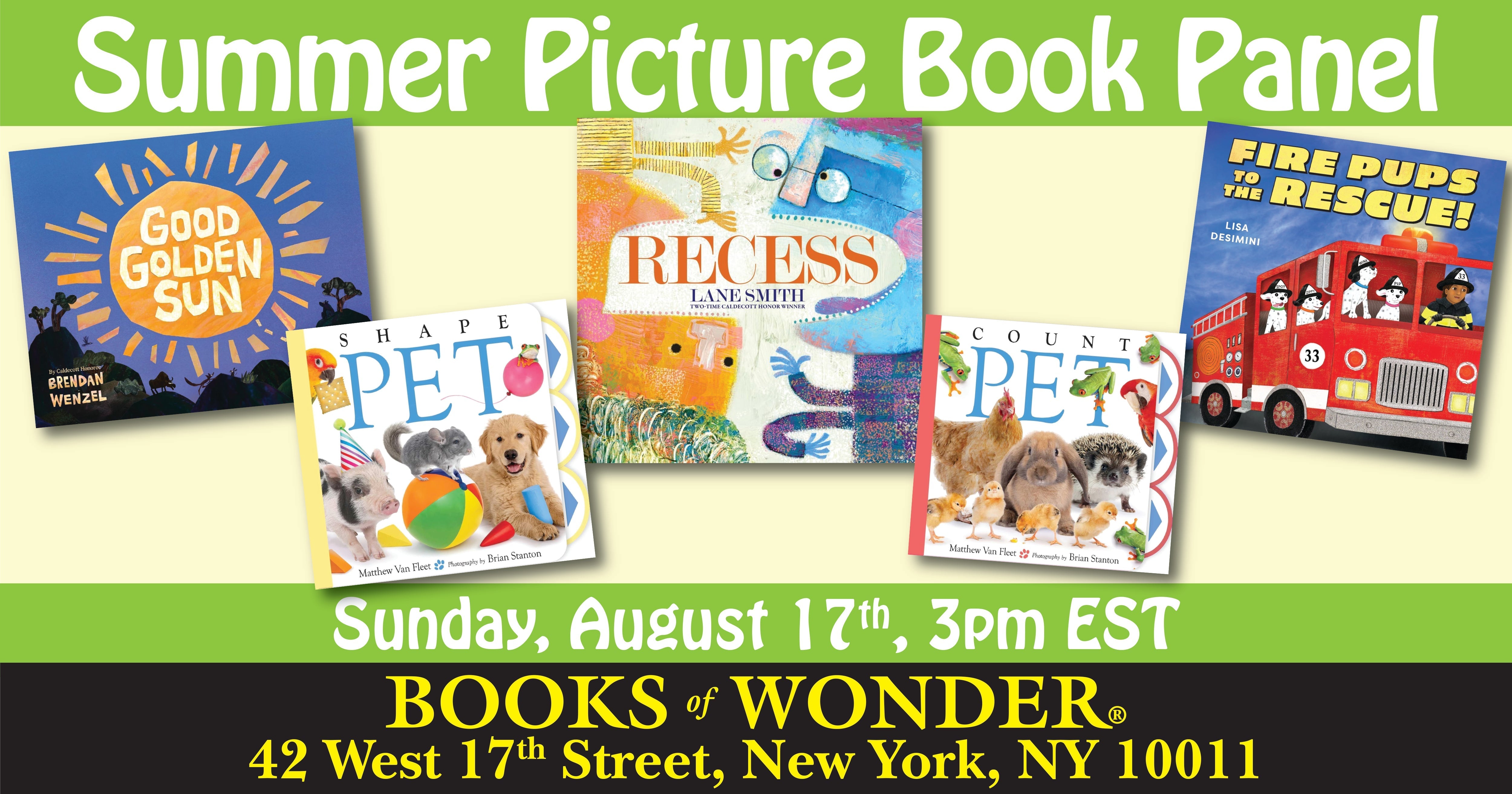 Summer Picture Book Panel
