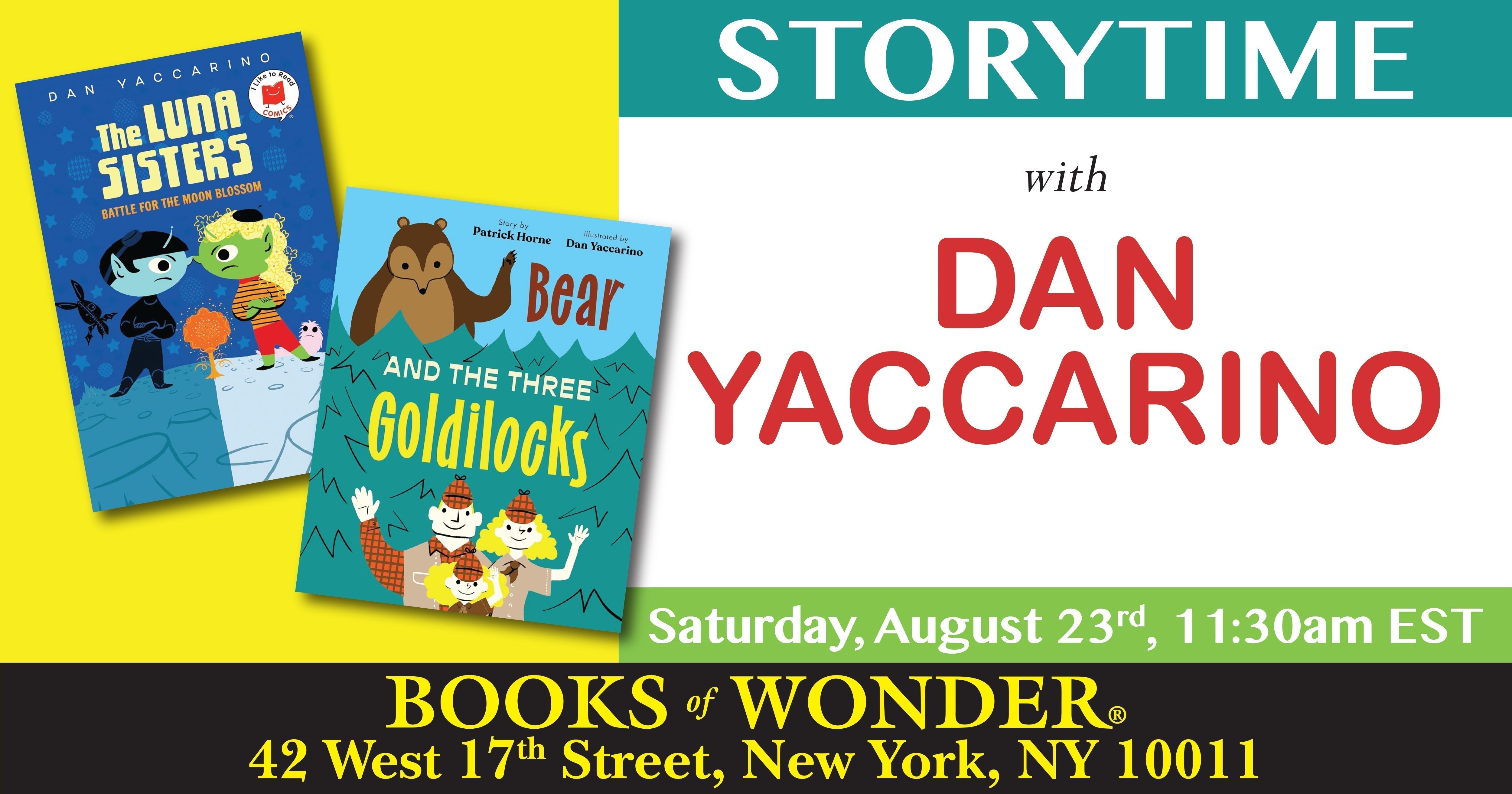 Storytime with the Artist | Dan Yaccarino