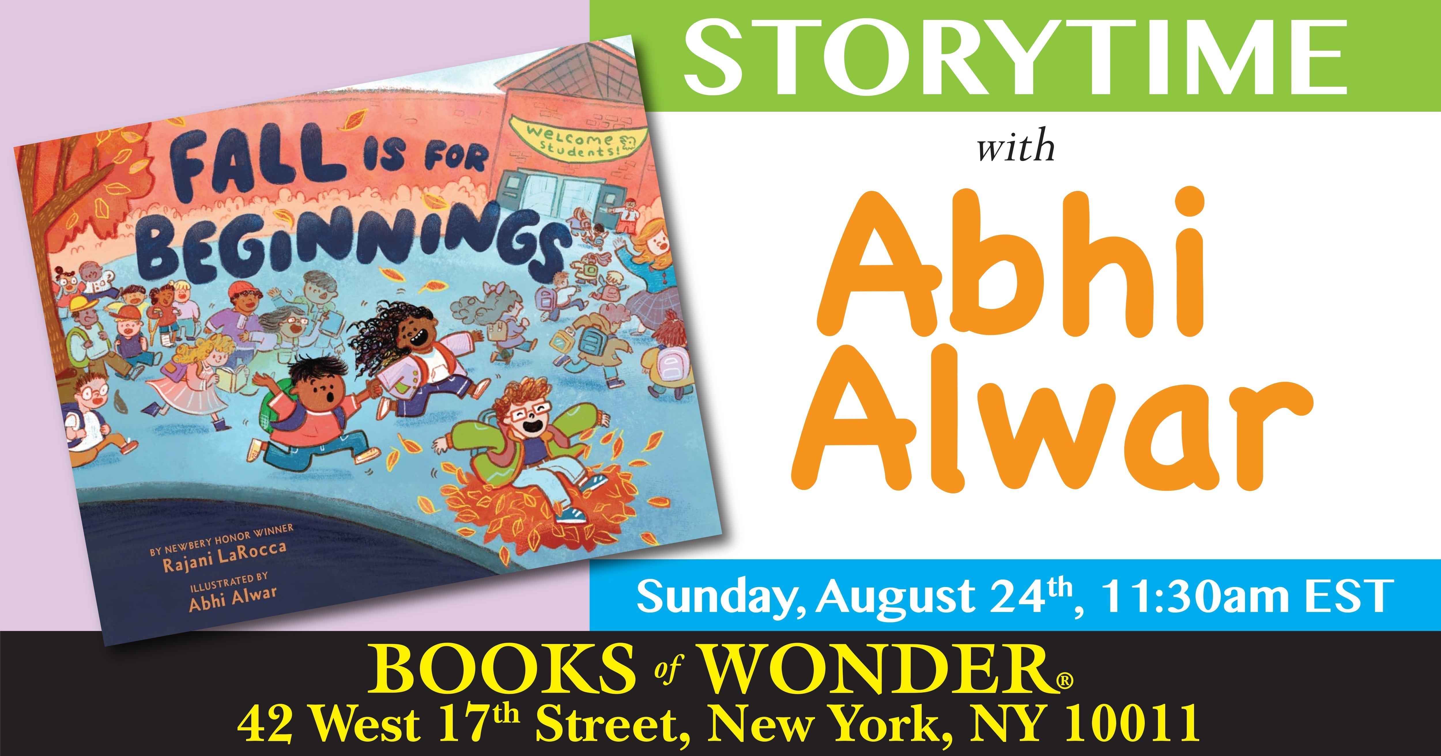 Storytime with the Artist | Abhi Alwar