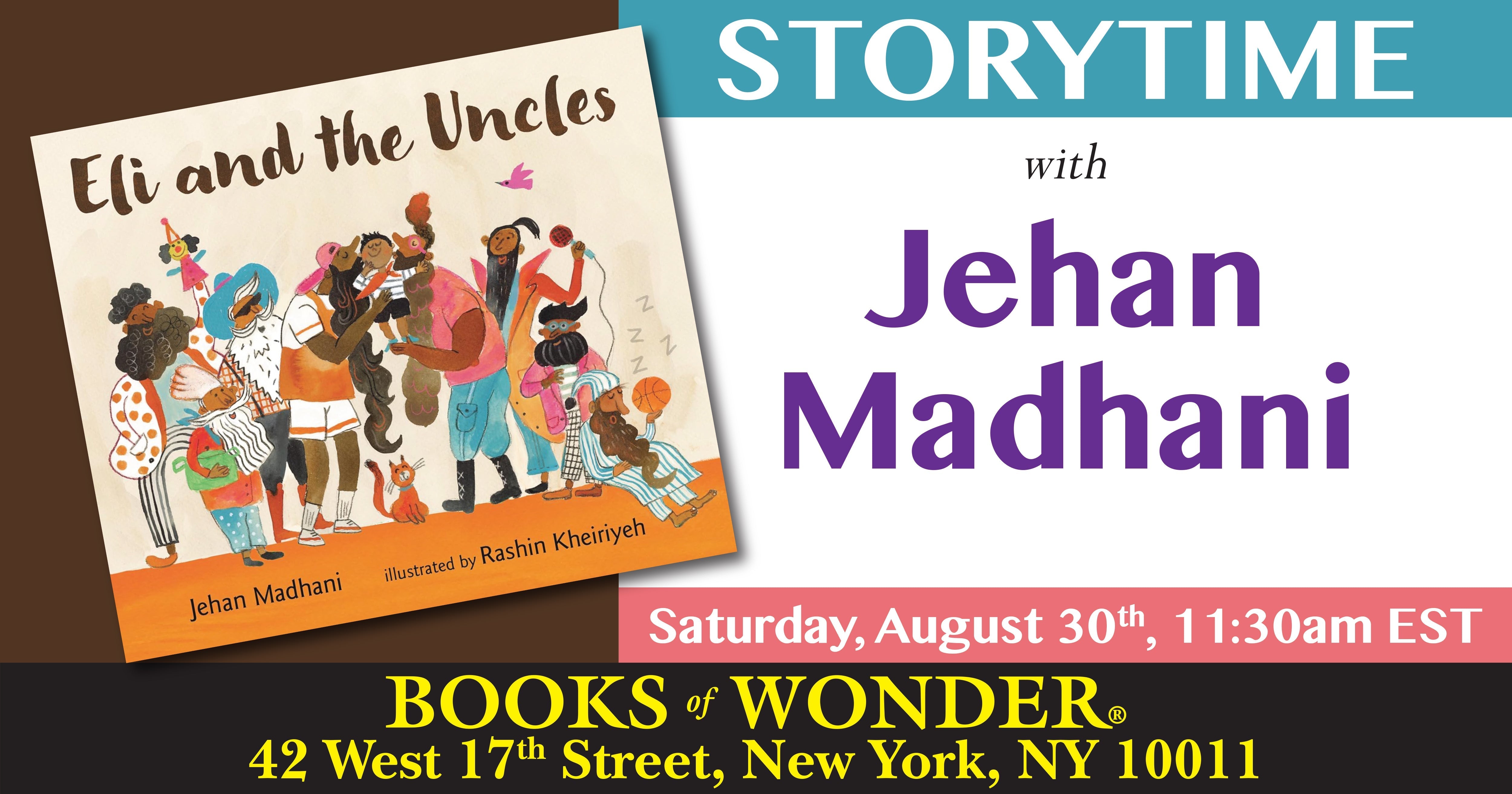 Storytime with the Author | Jehan Madhani