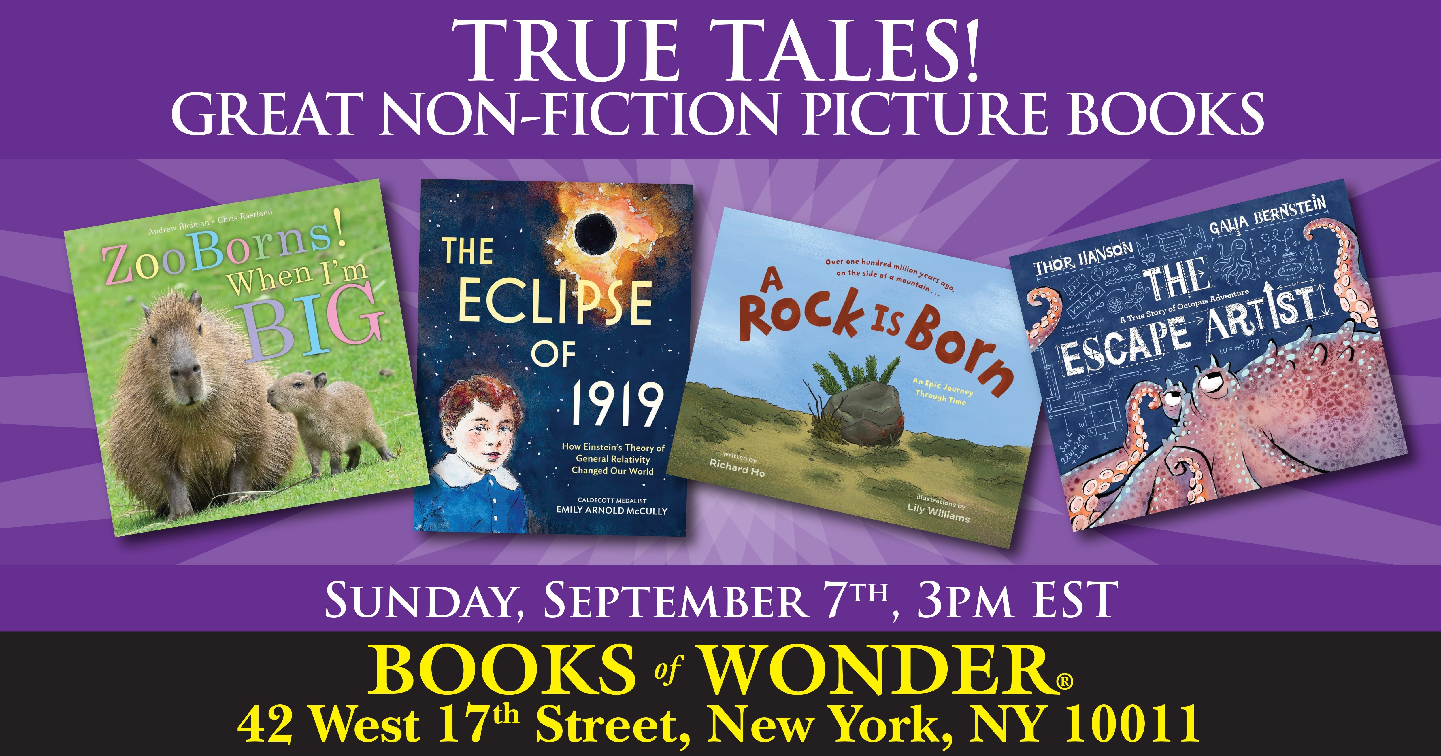 True Tales! Great Non-fiction Picture Books