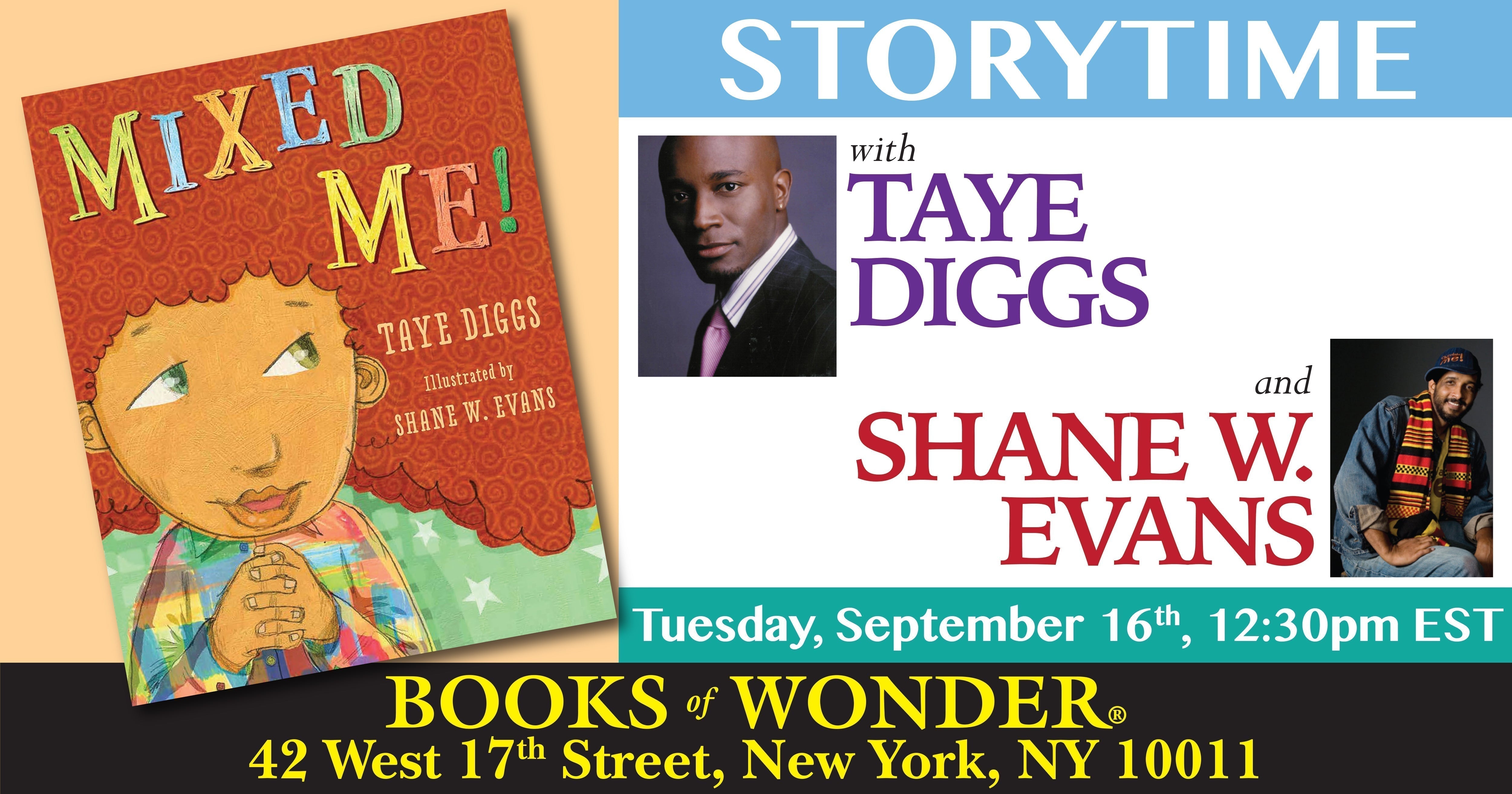 Special Storytime with Taye Diggs and Shane W. Evans