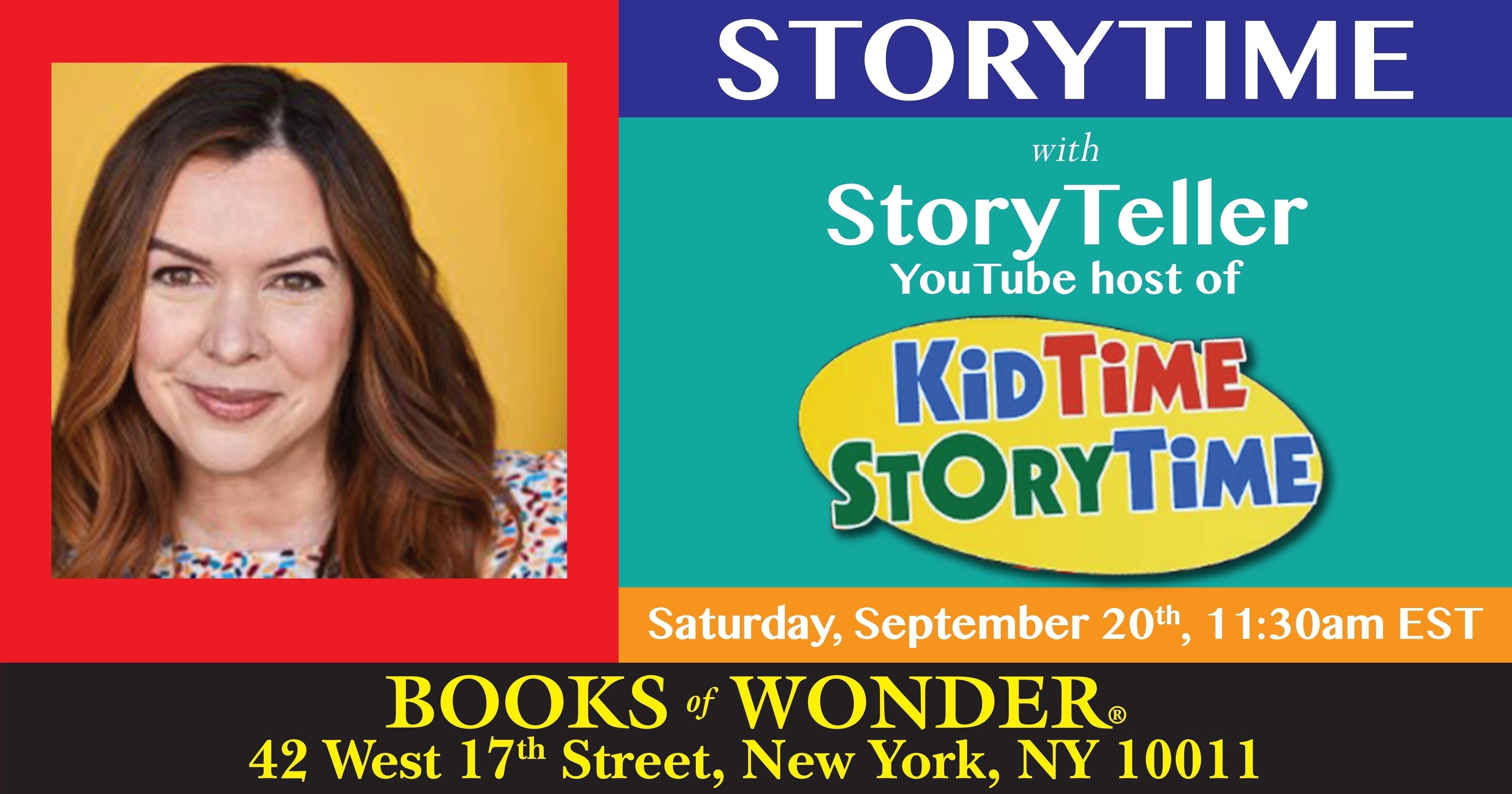 Storytime | Storyteller, host of KidTime Storytime