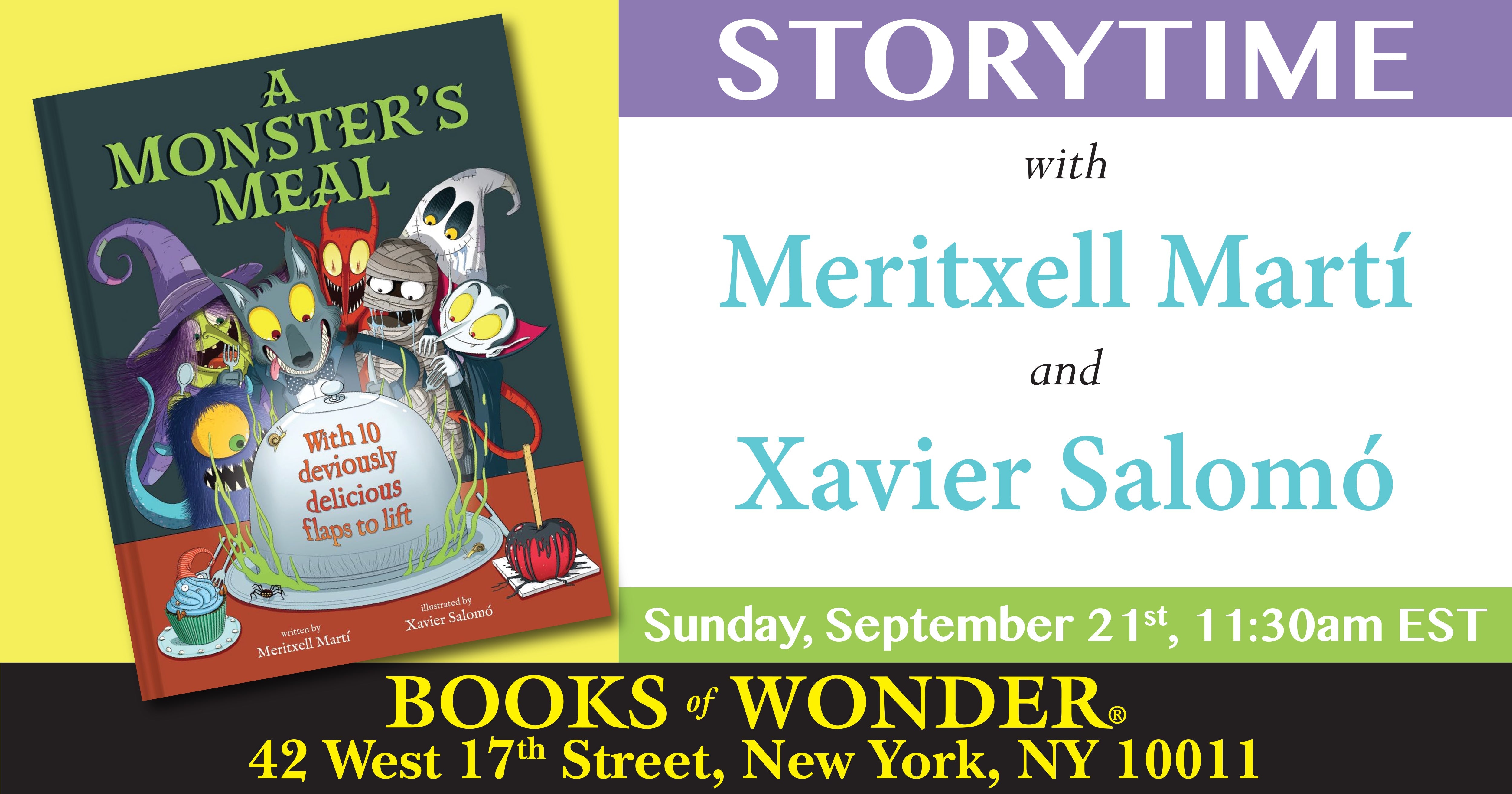 Storytime with the Author | Meritxell Martí and Xavier Salomó