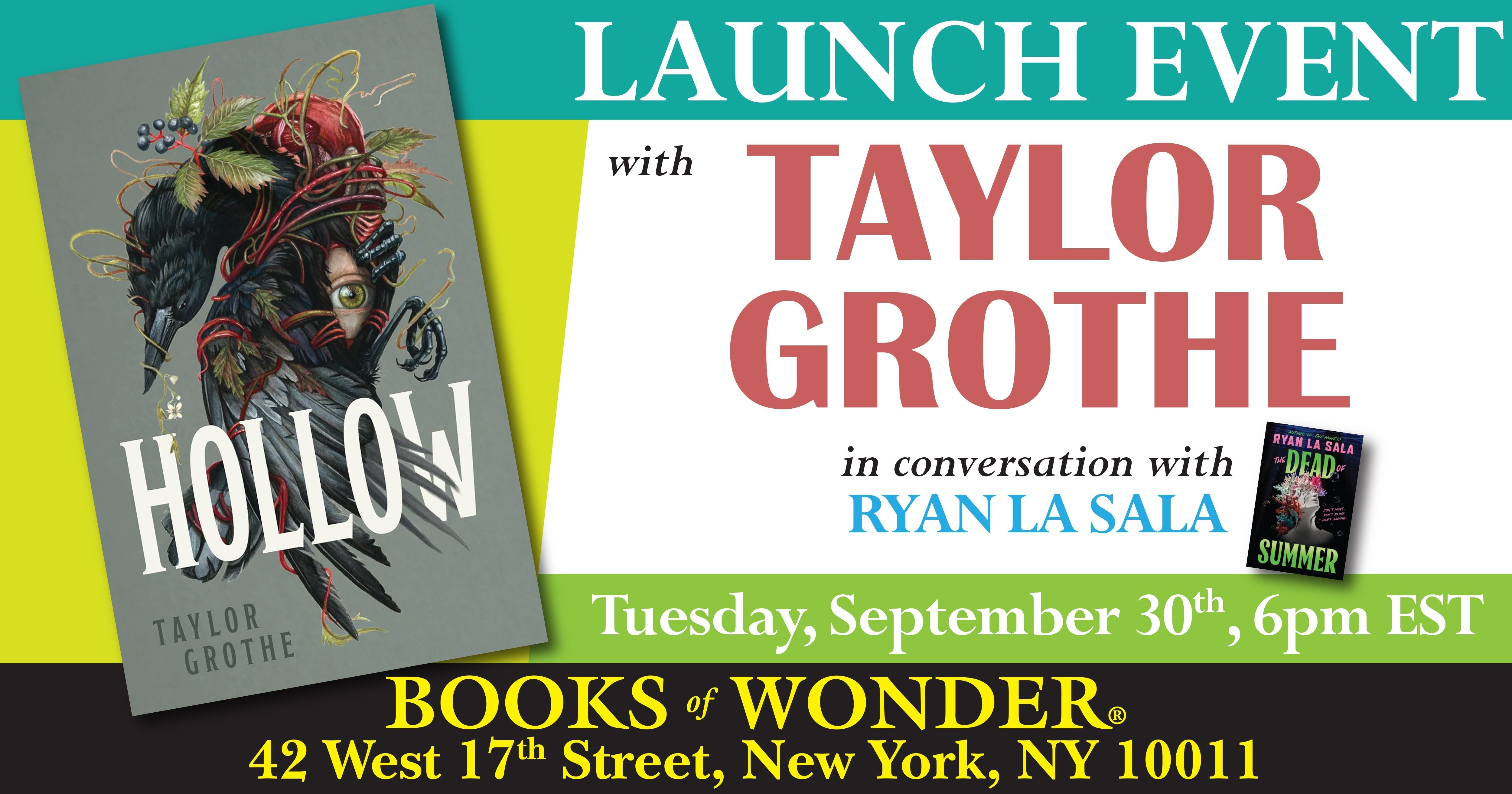 Launch Event | Hollow by Taylor Grothe
