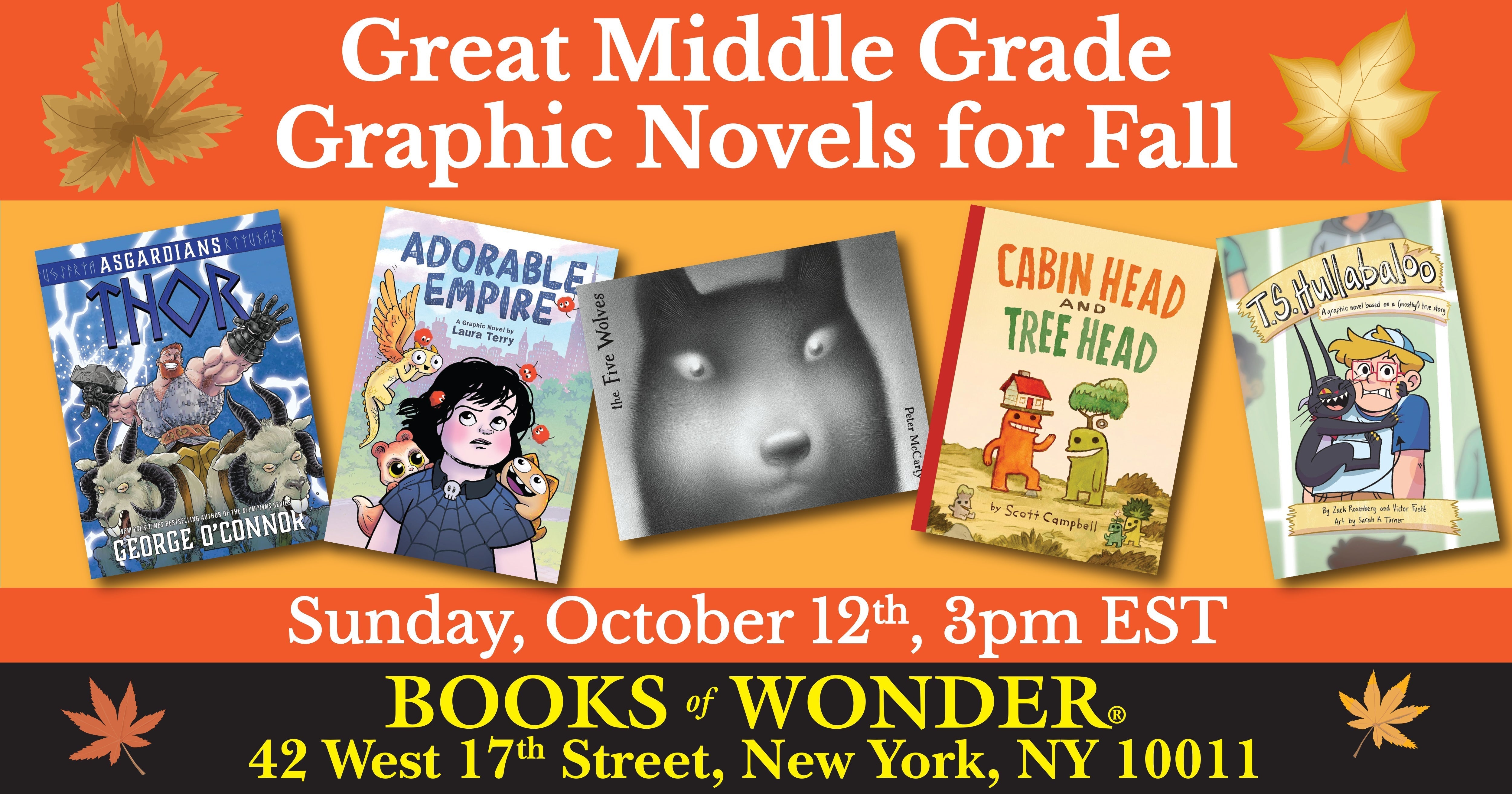 Great Middle Grade Graphic Novels for Fall!