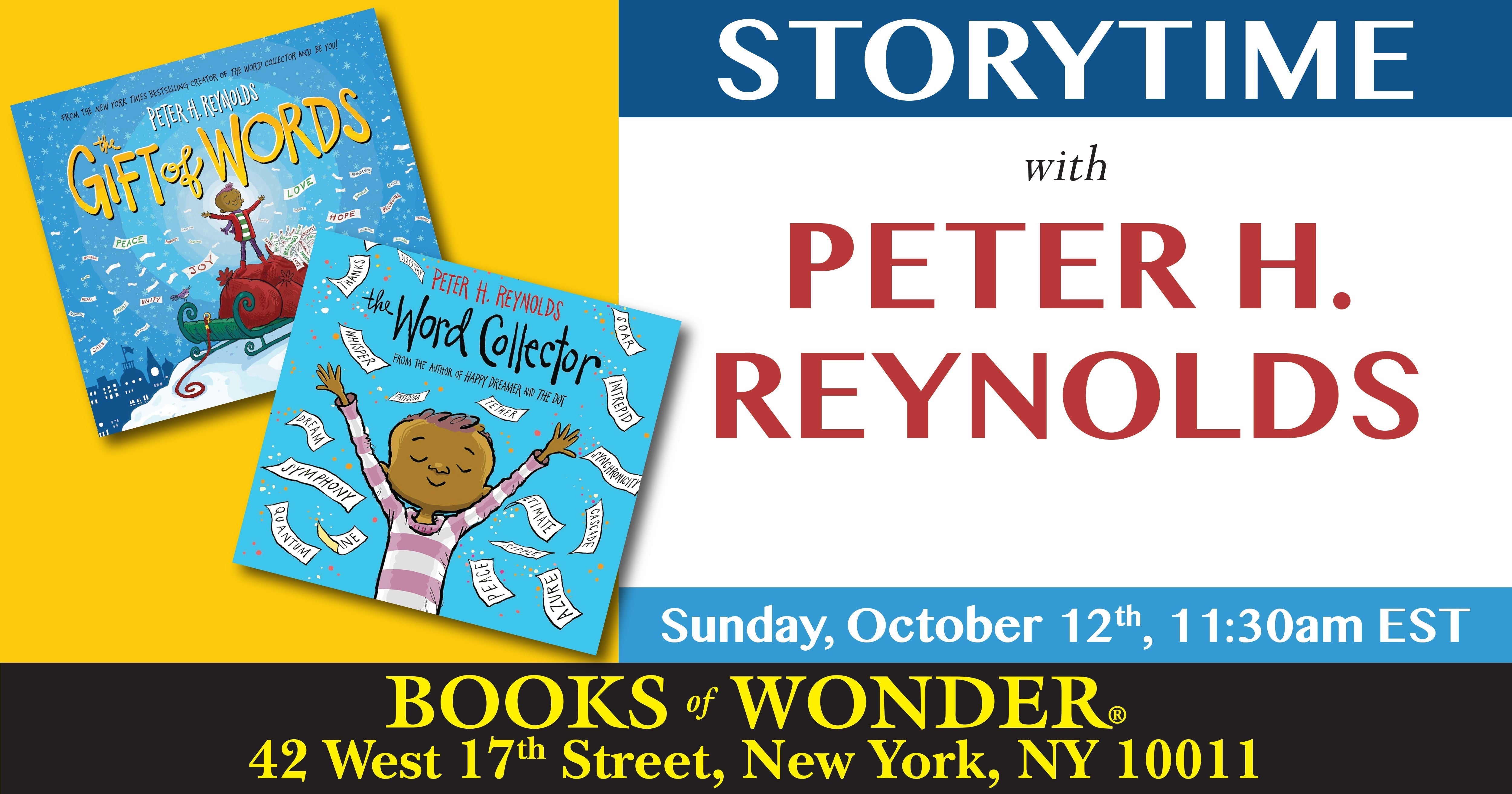 Storytime with the Author | Peter H. Reynolds