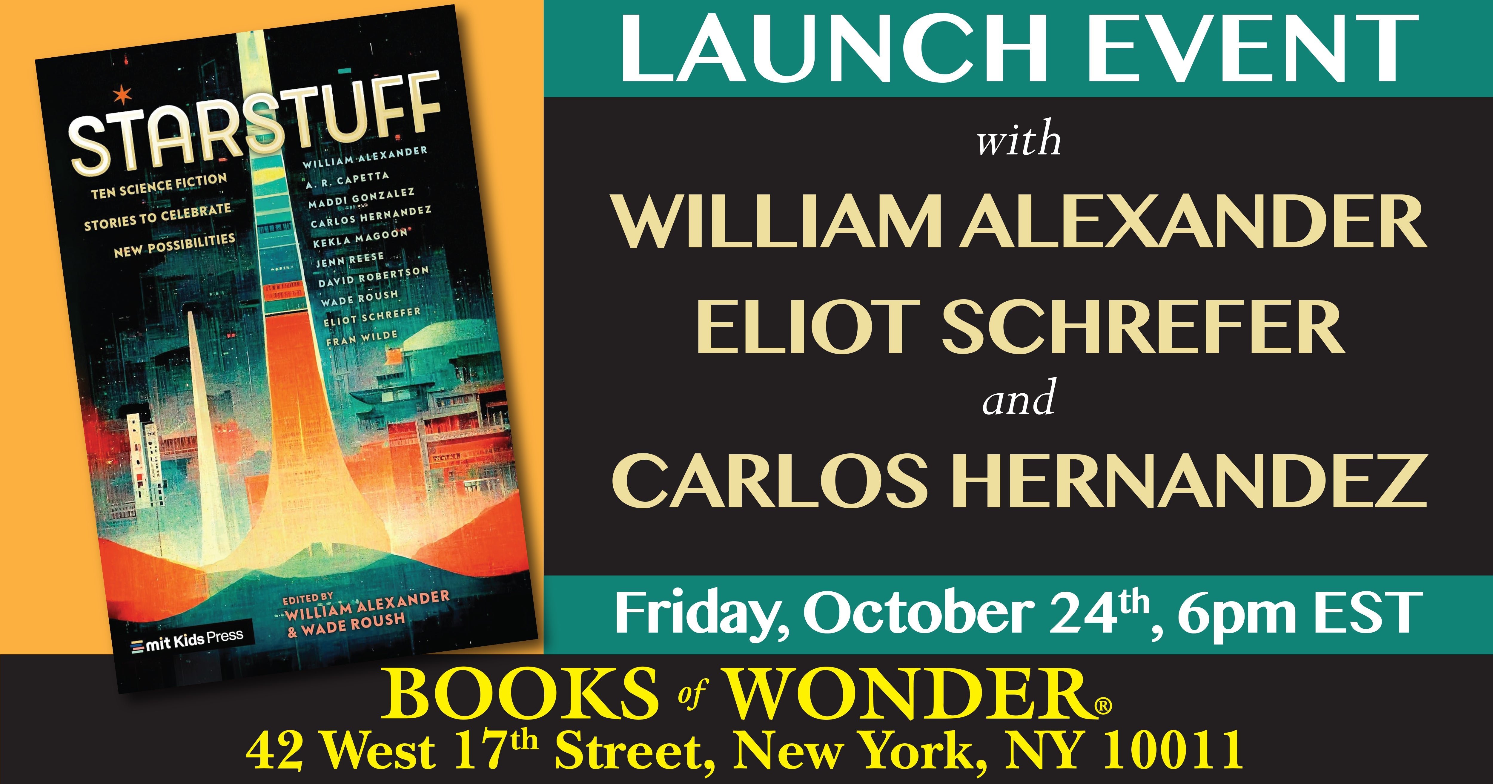 Launch Event | Starstuff: Ten Science Fiction Stories to Celebrate New Possibilities