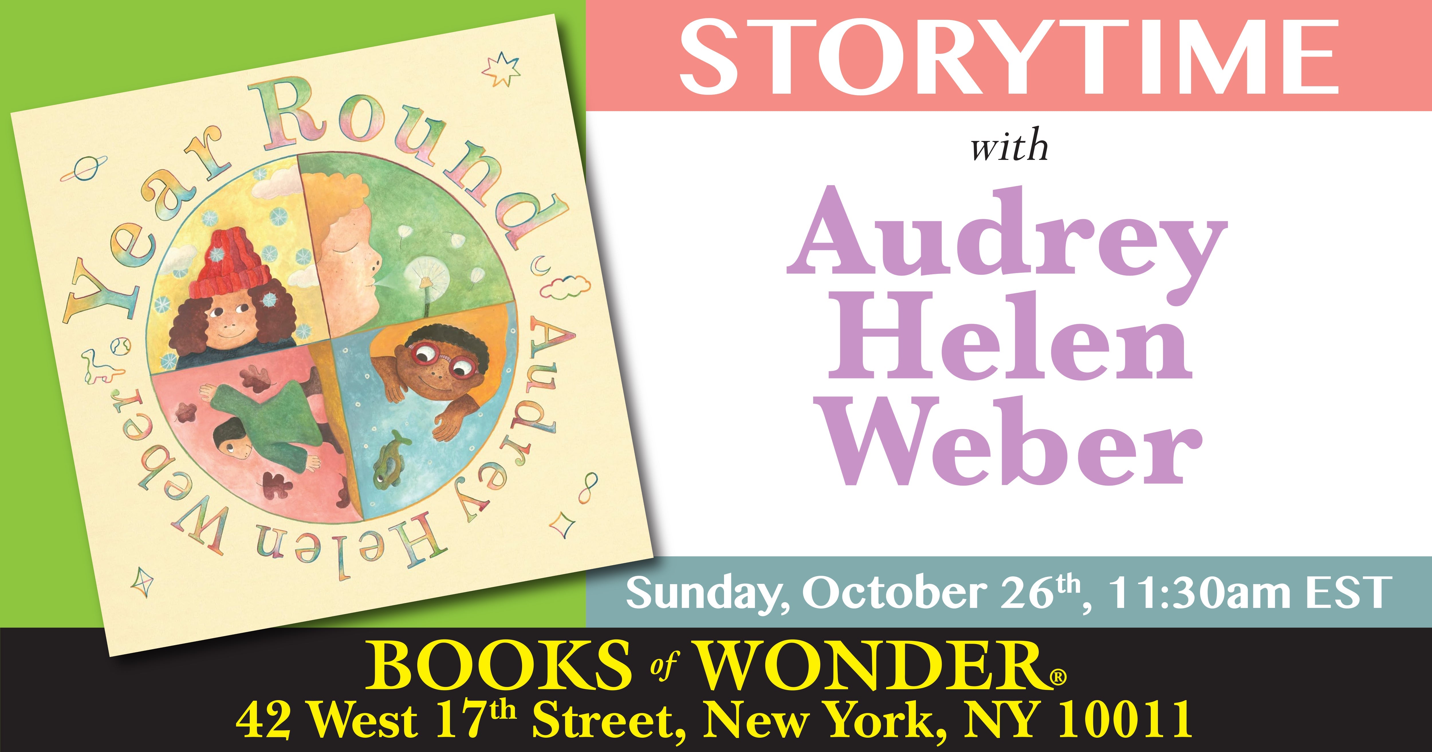 Storytime with the Author | Audrey Helen Weber