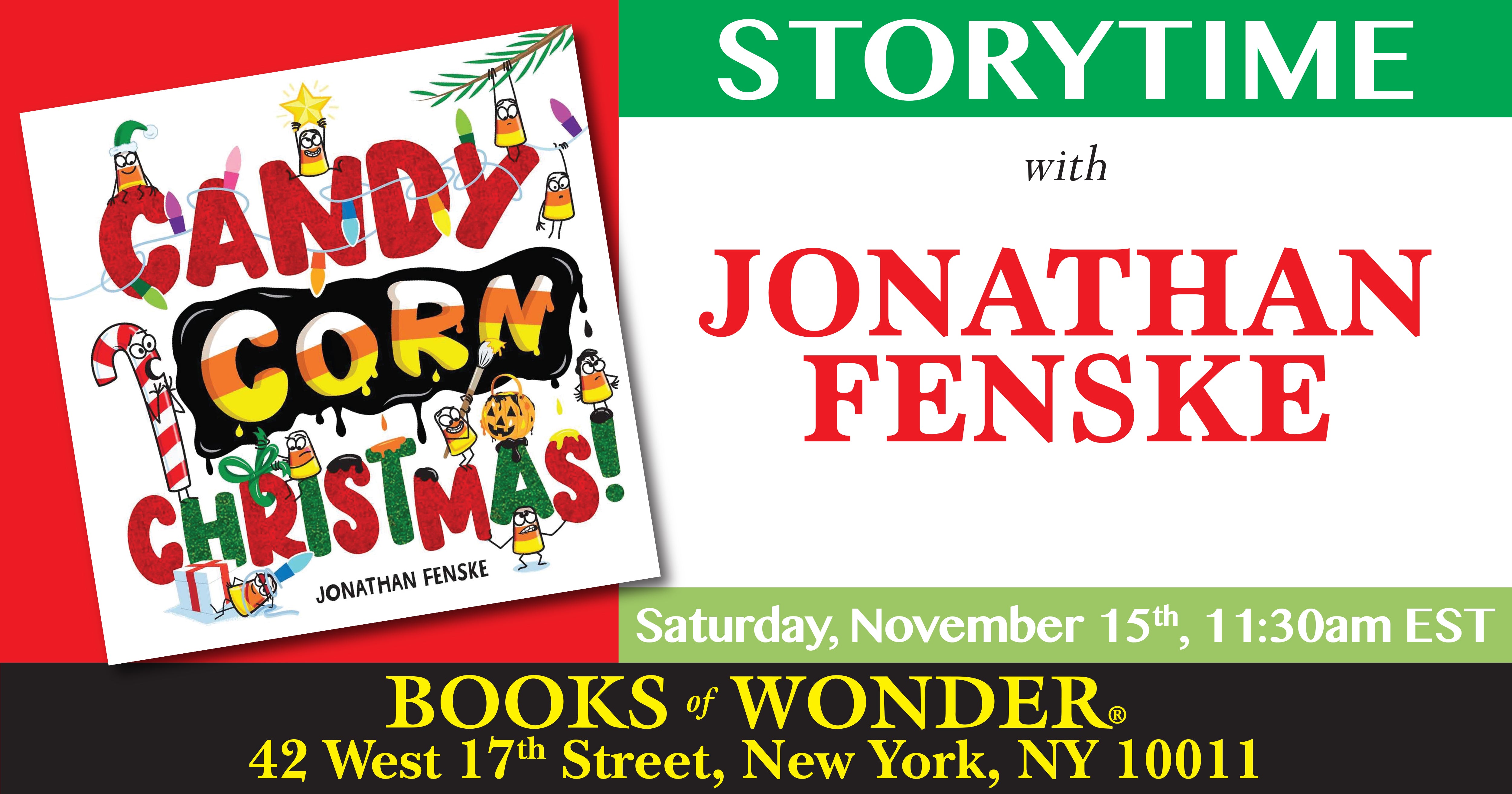Storytime with the Author | Jonathan Fenske