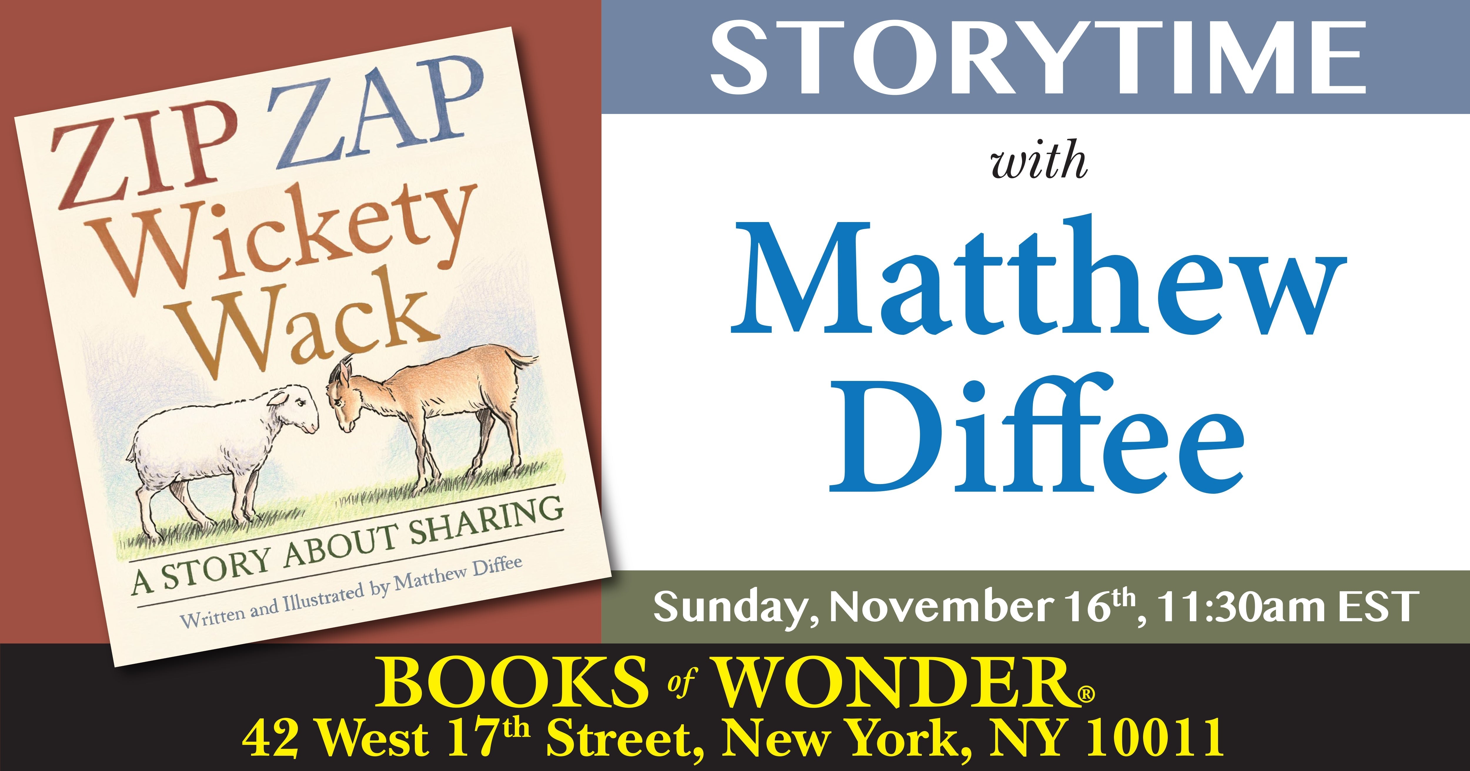 Storytime with the Author | Matthew Diffee
