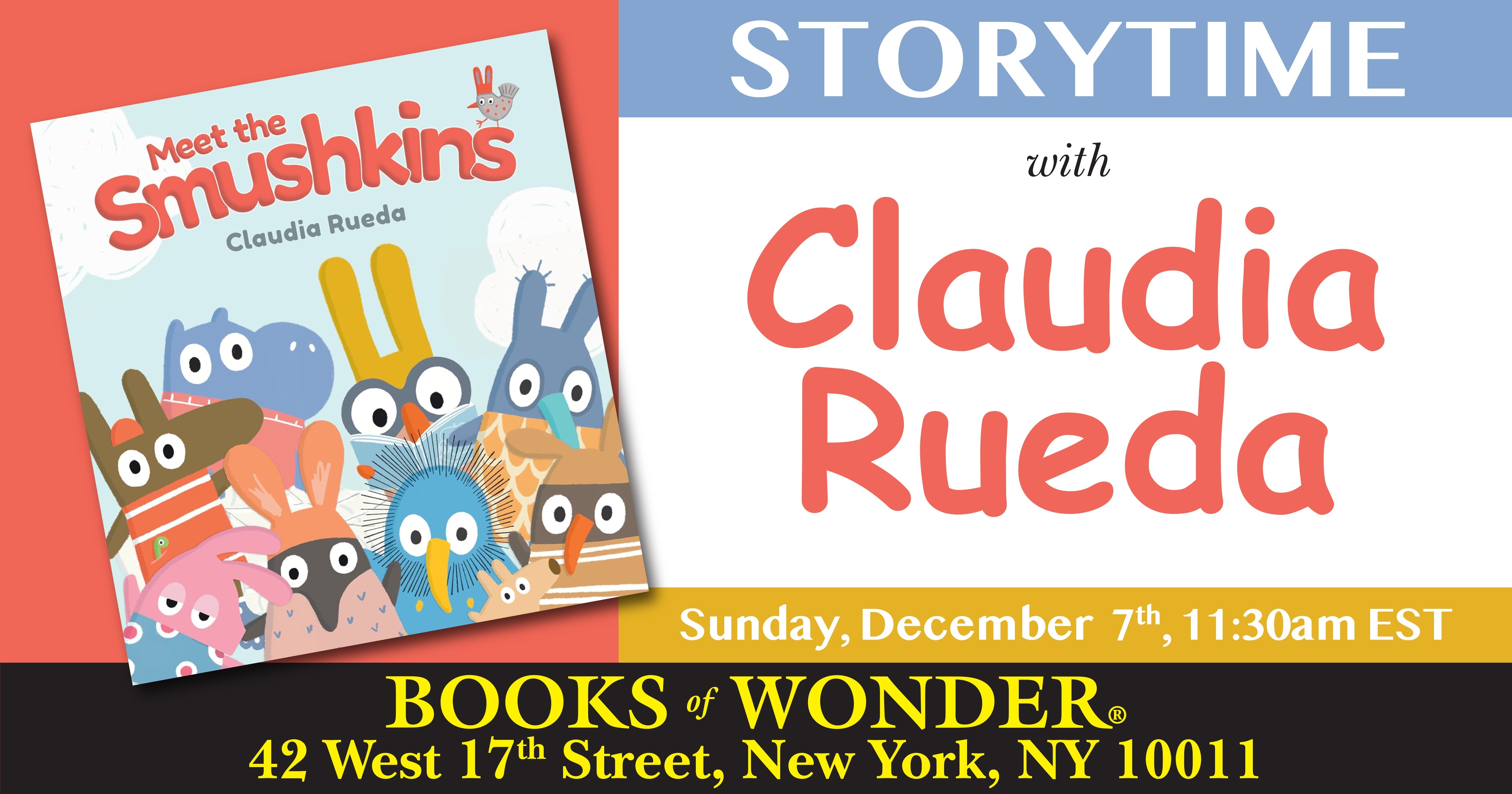 Storytime with the Author | Claudia Rueda