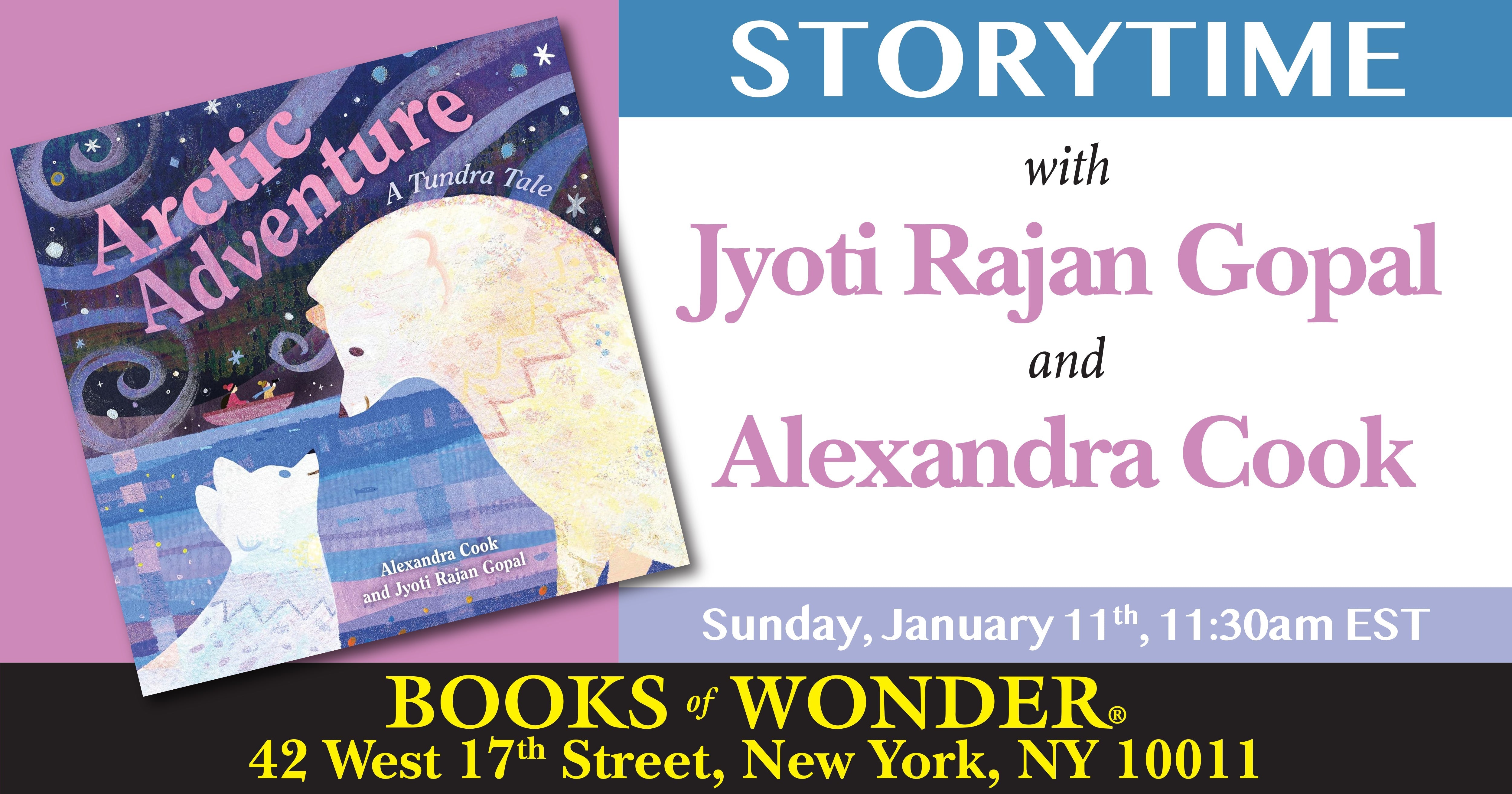 Storytime with the Author and Artist | Jyoti Rajan Gopal and Alexandra Cook