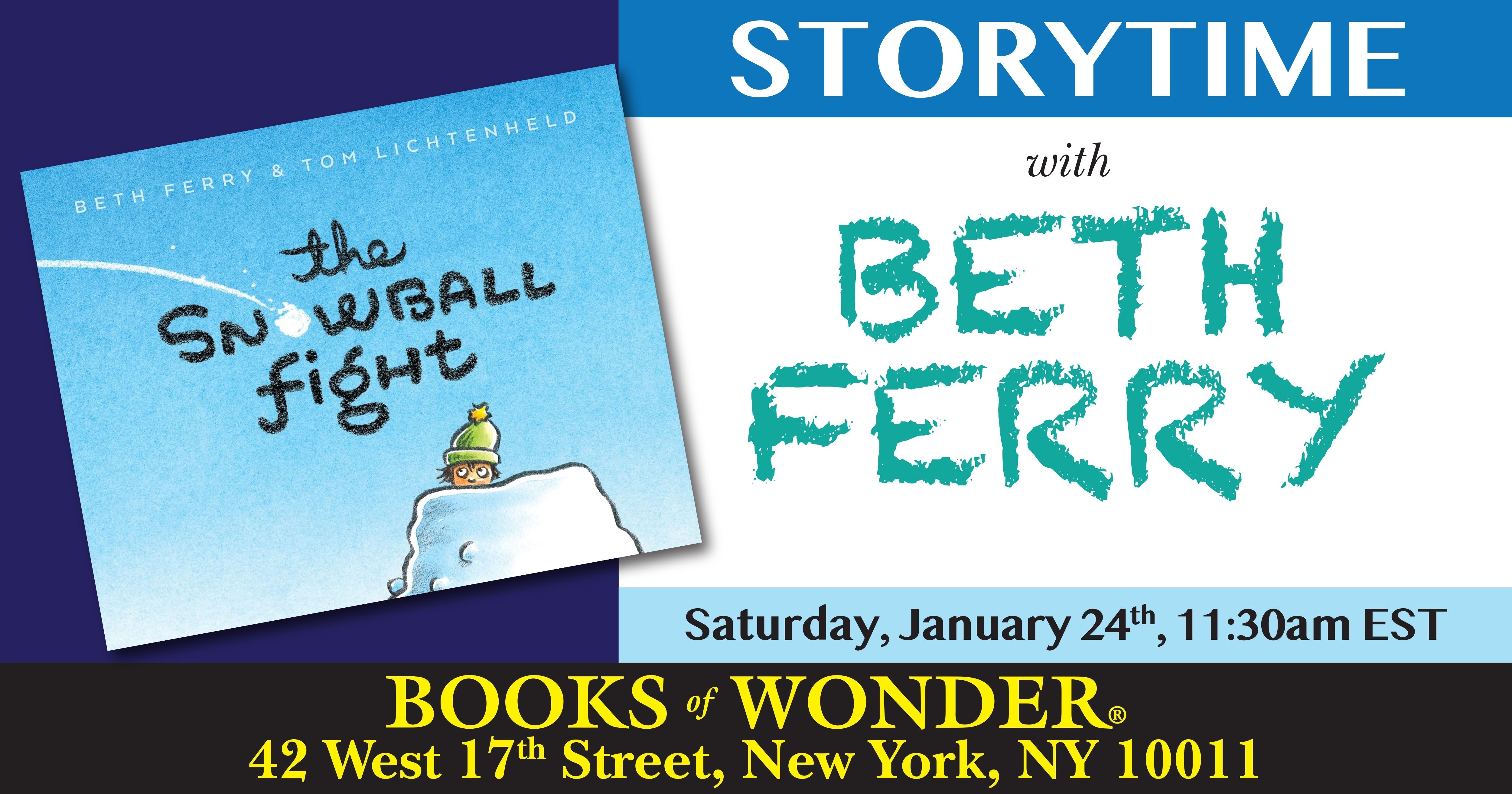 Storytime with the Author | Beth Ferry