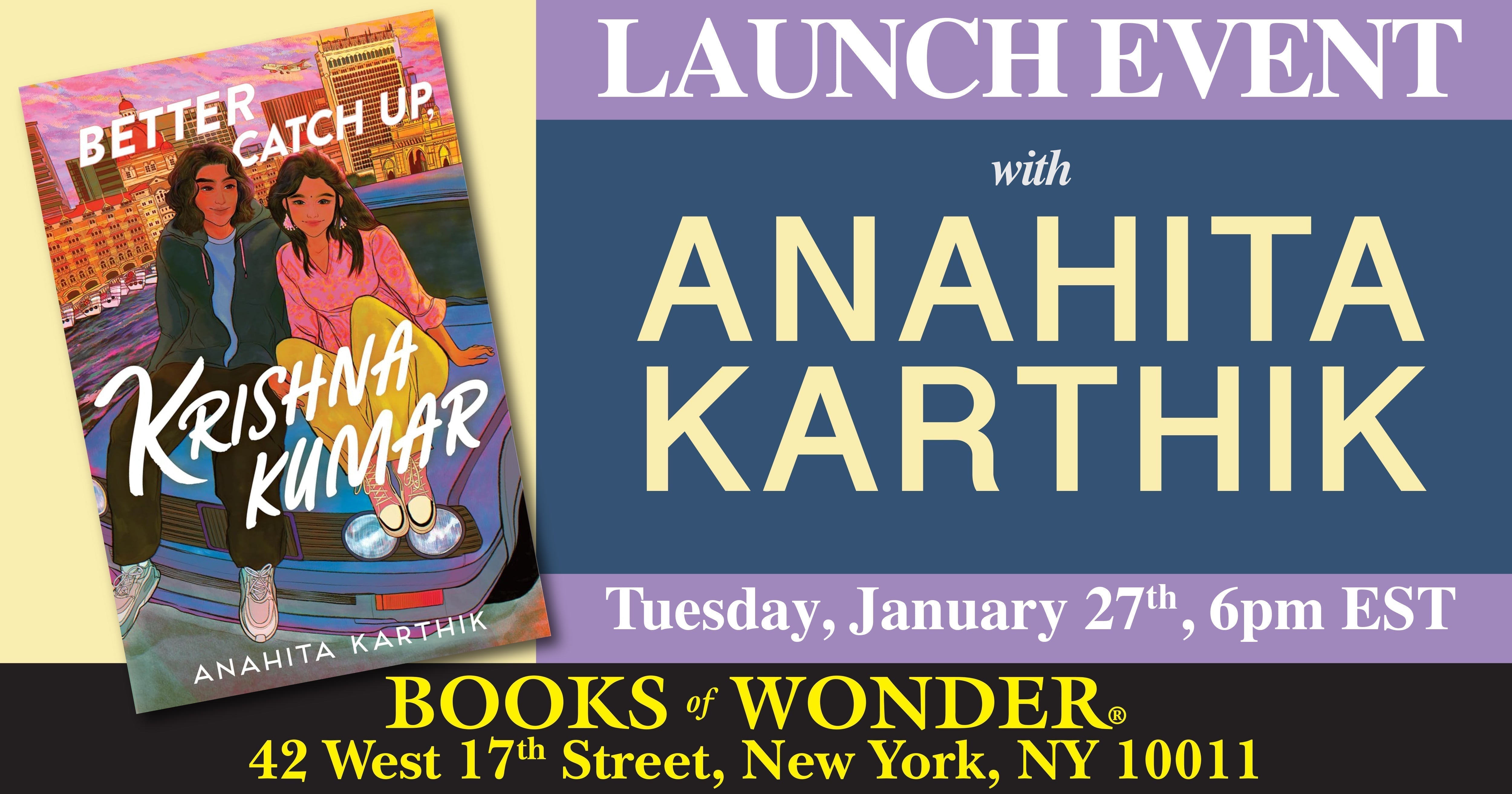 Launch Event | Better Catch Up, Krishna Kumar by Anahita Karthik