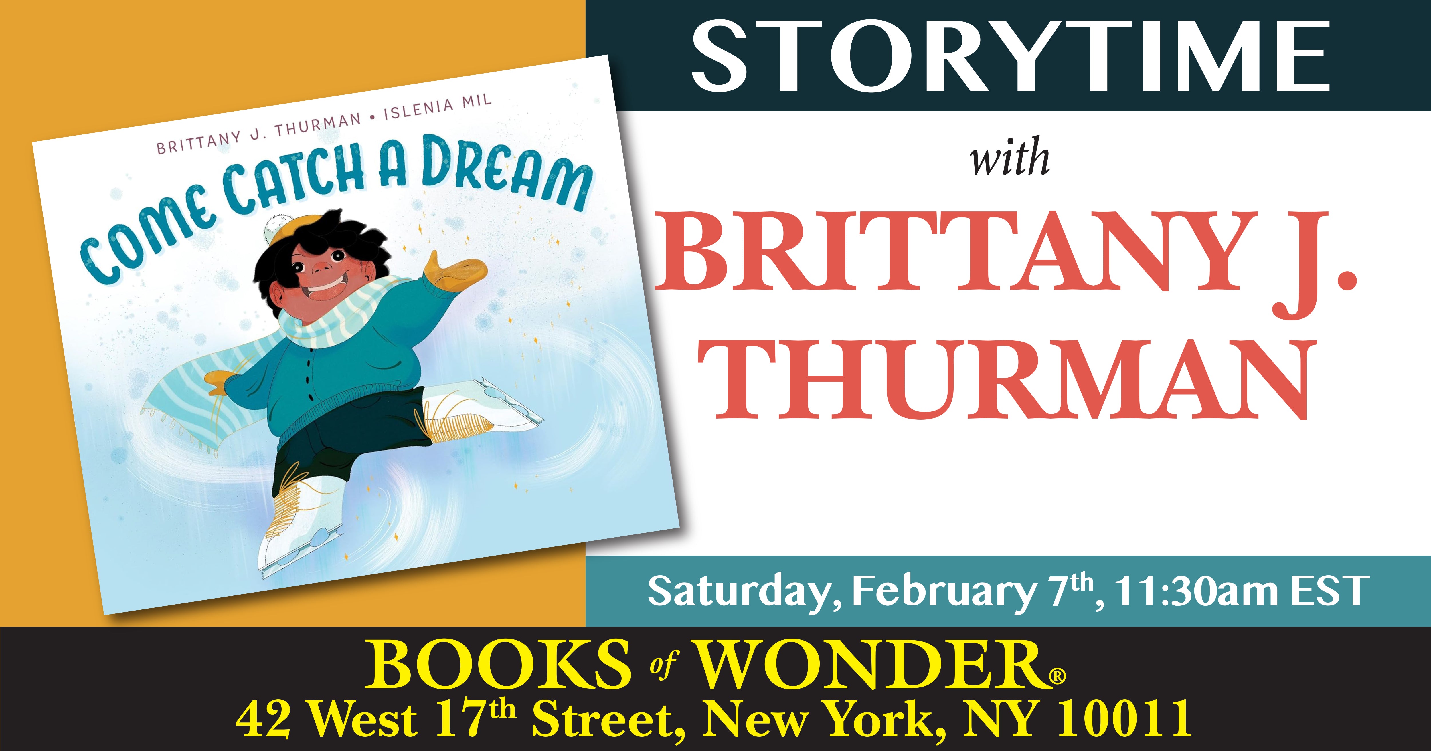 Storytime with the Author | Brittany J. Thurman