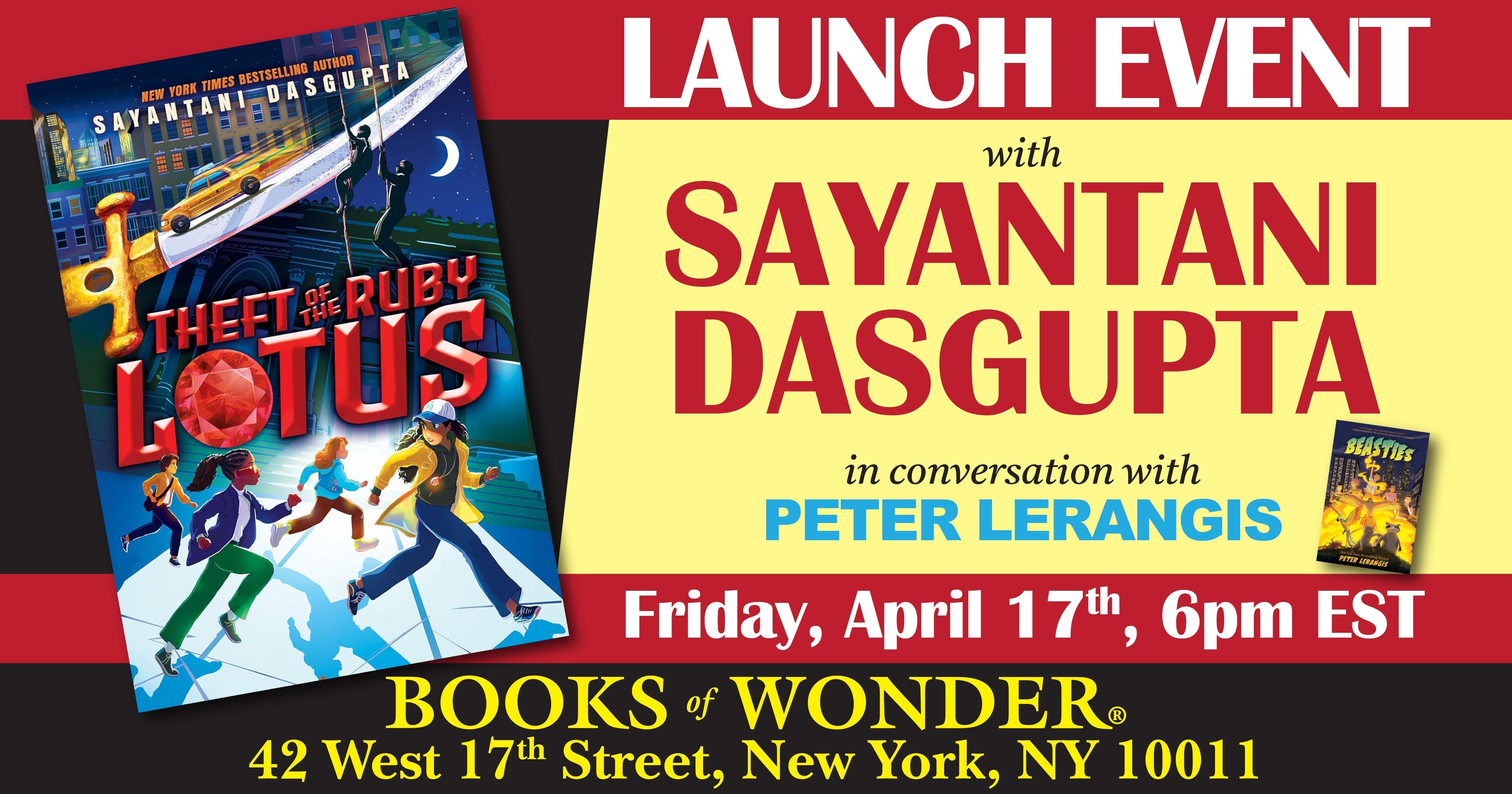 Launch Event | Theft of the Ruby Lotus by SAYANTANI DASGUPTA