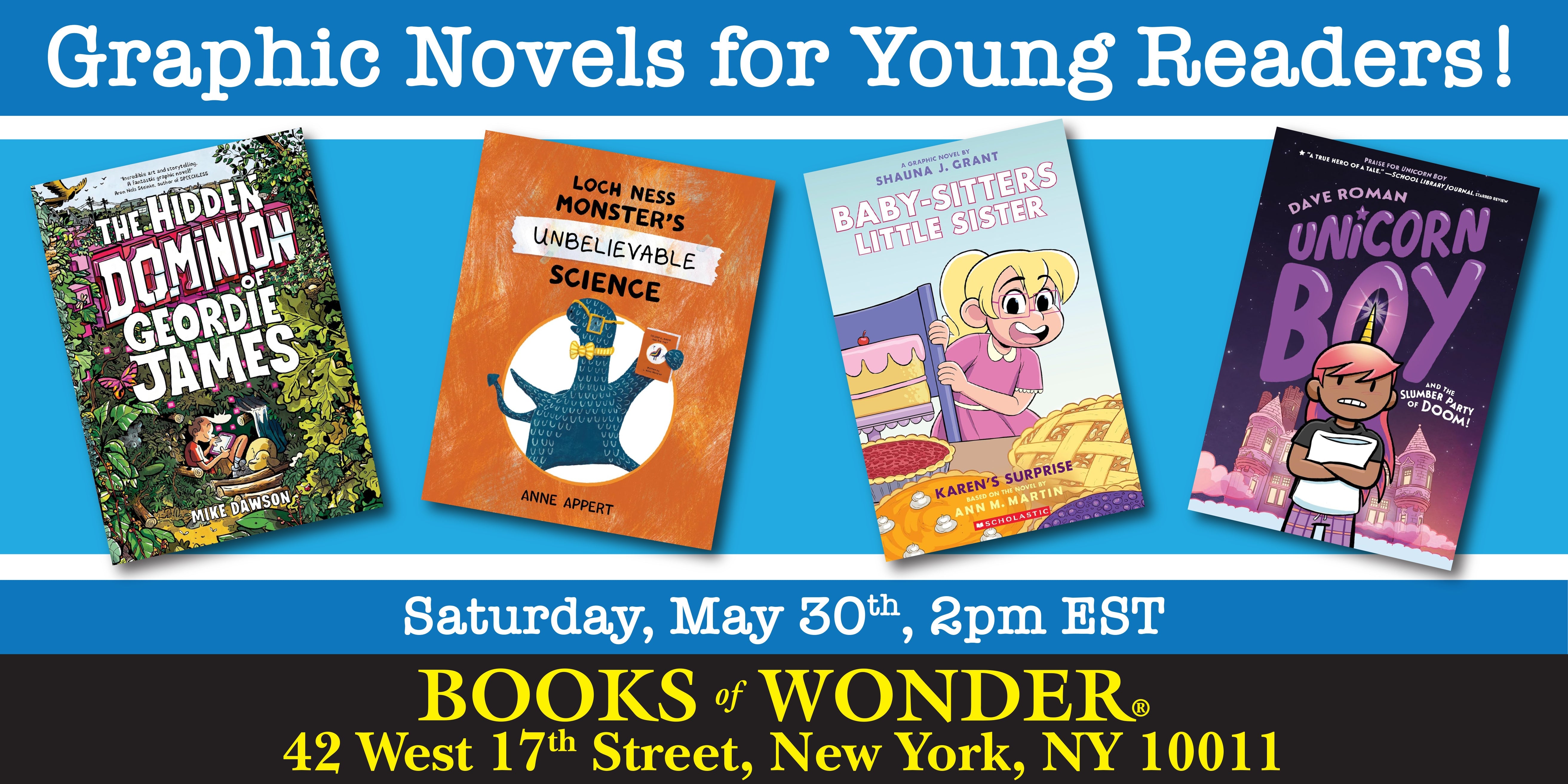 Graphic Novels for Young Readers!