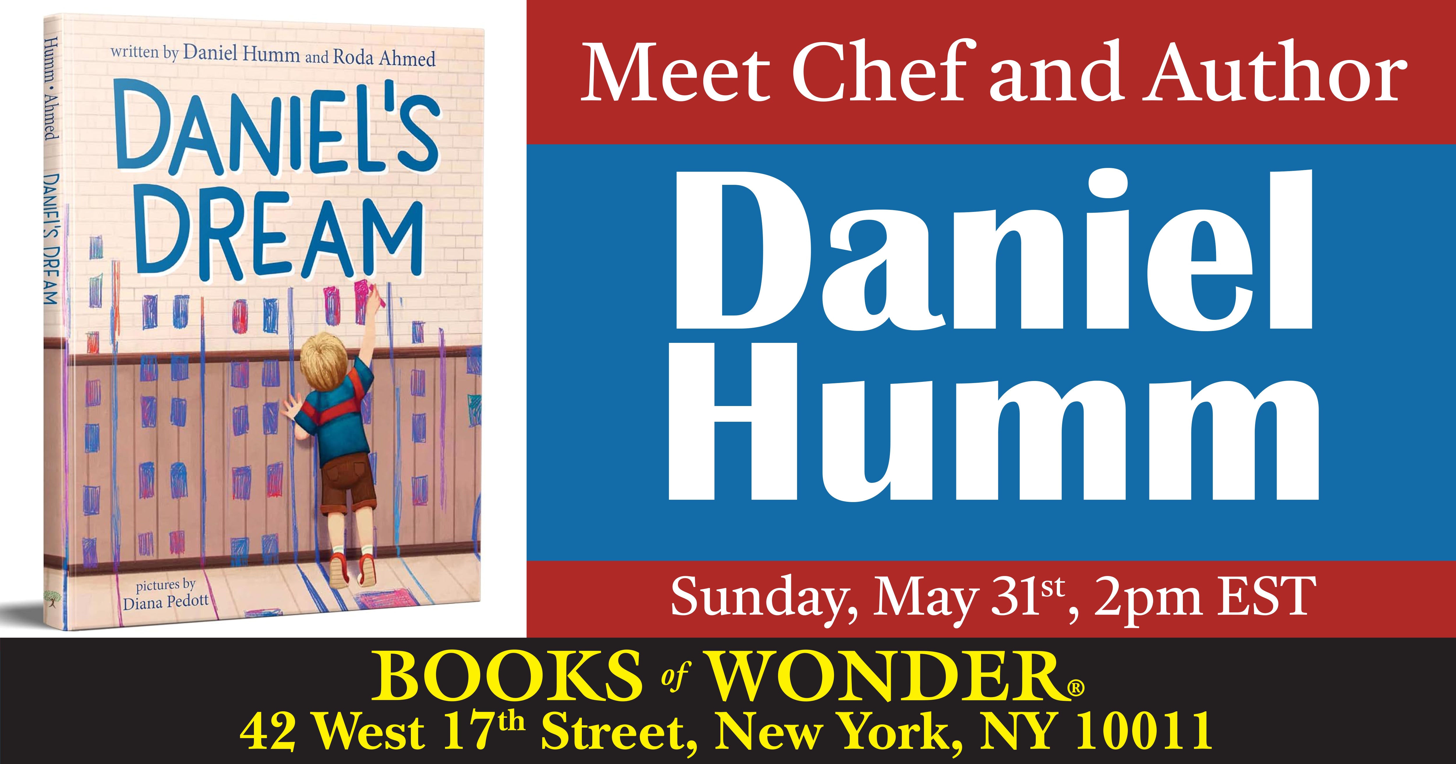 MEET CHEF & AUTHOR DANIEL HUMM!