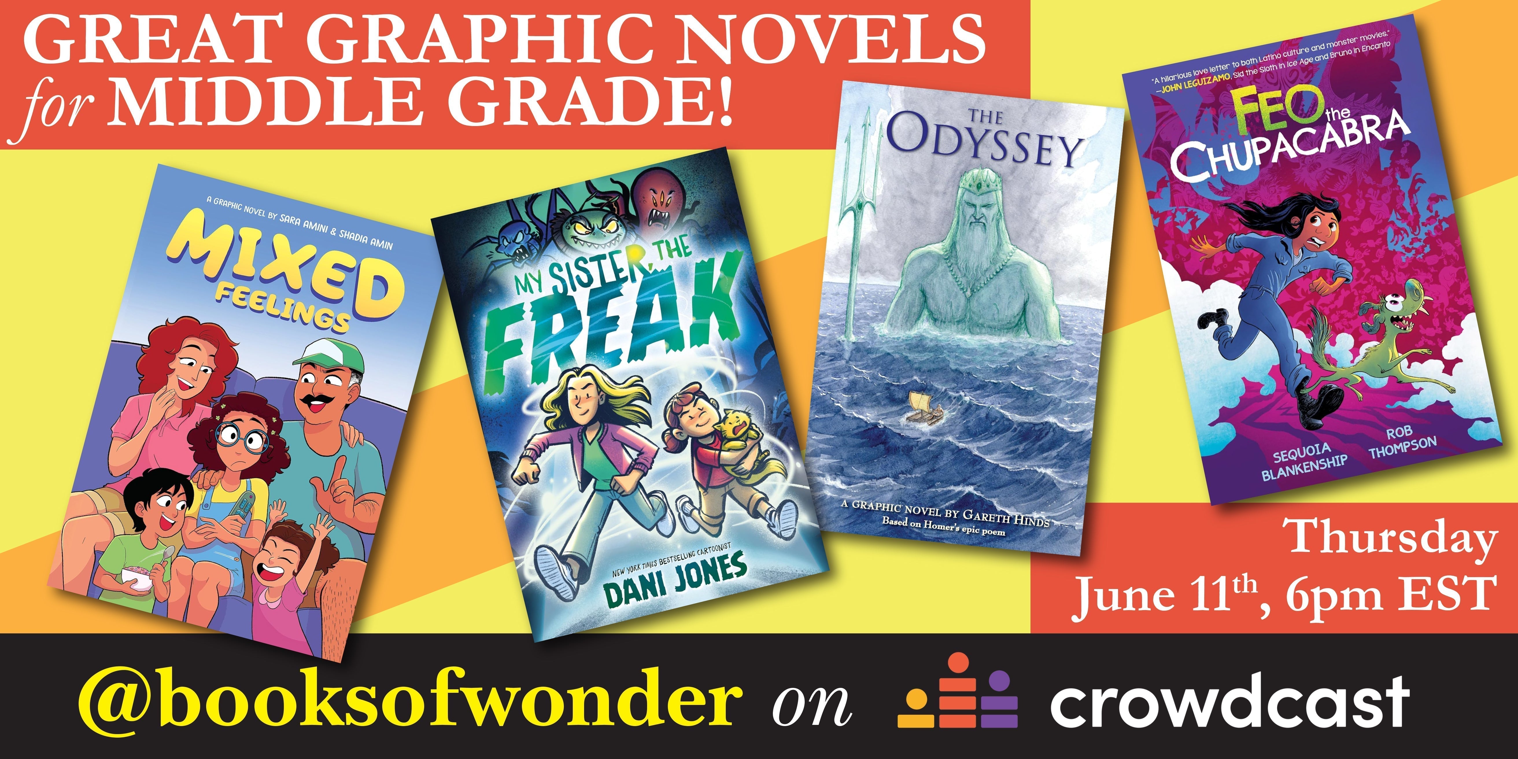 Great Graphic Novels for Middle Grade!