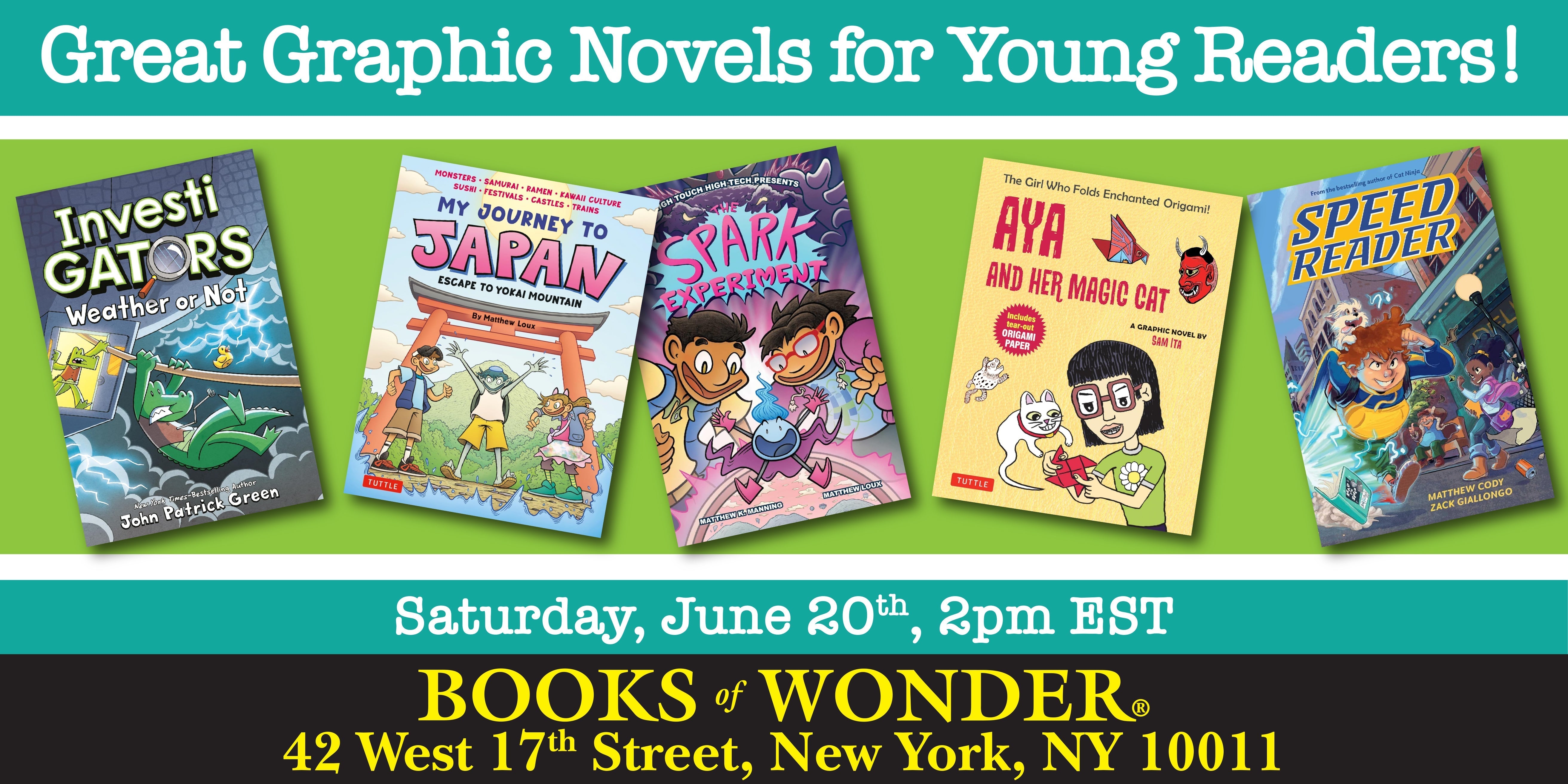 Great Graphic Novels for Young Readers!