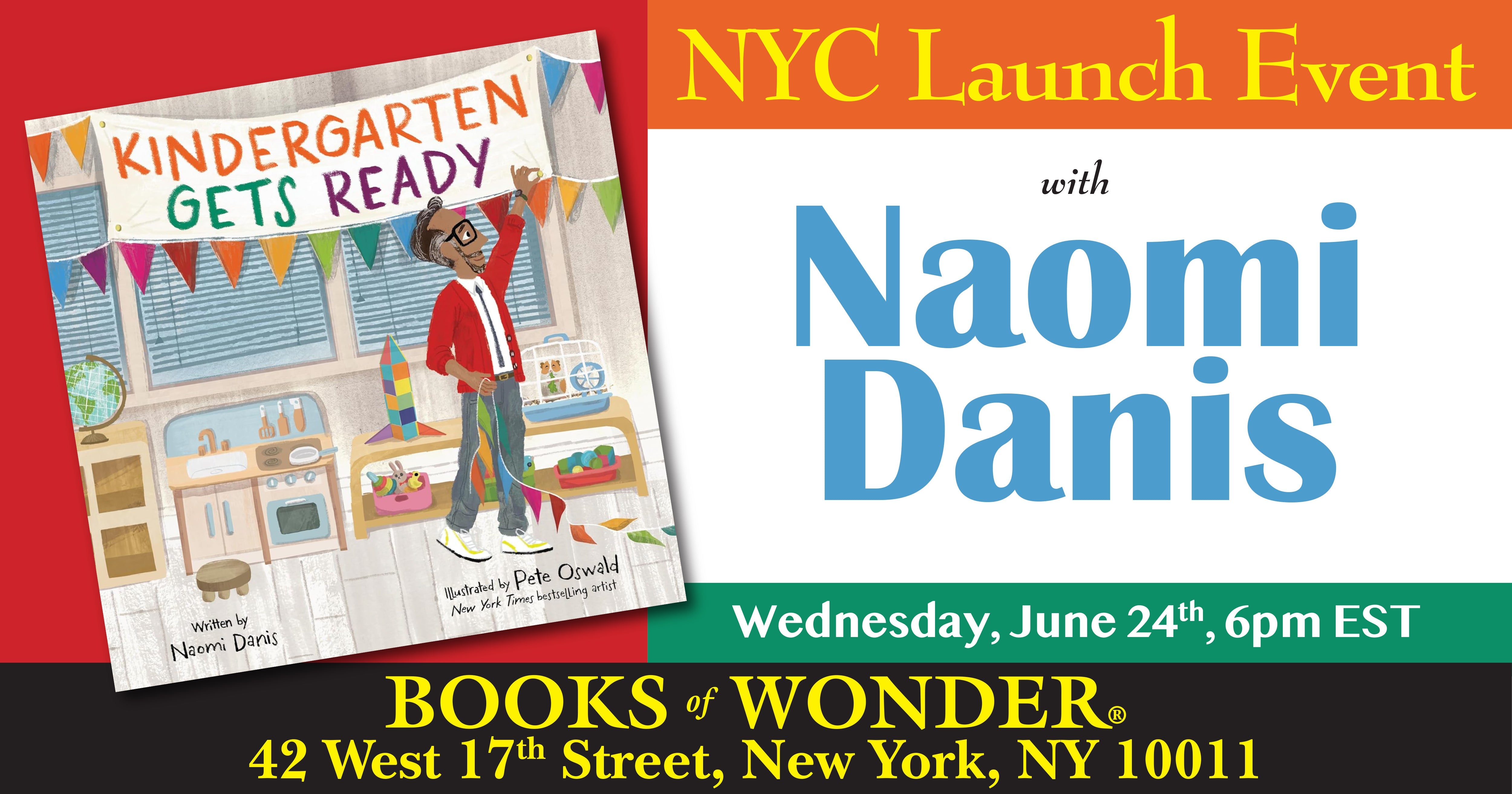 NYC Launch Event | Kindergarten Gets Ready by NAOMI DANIS