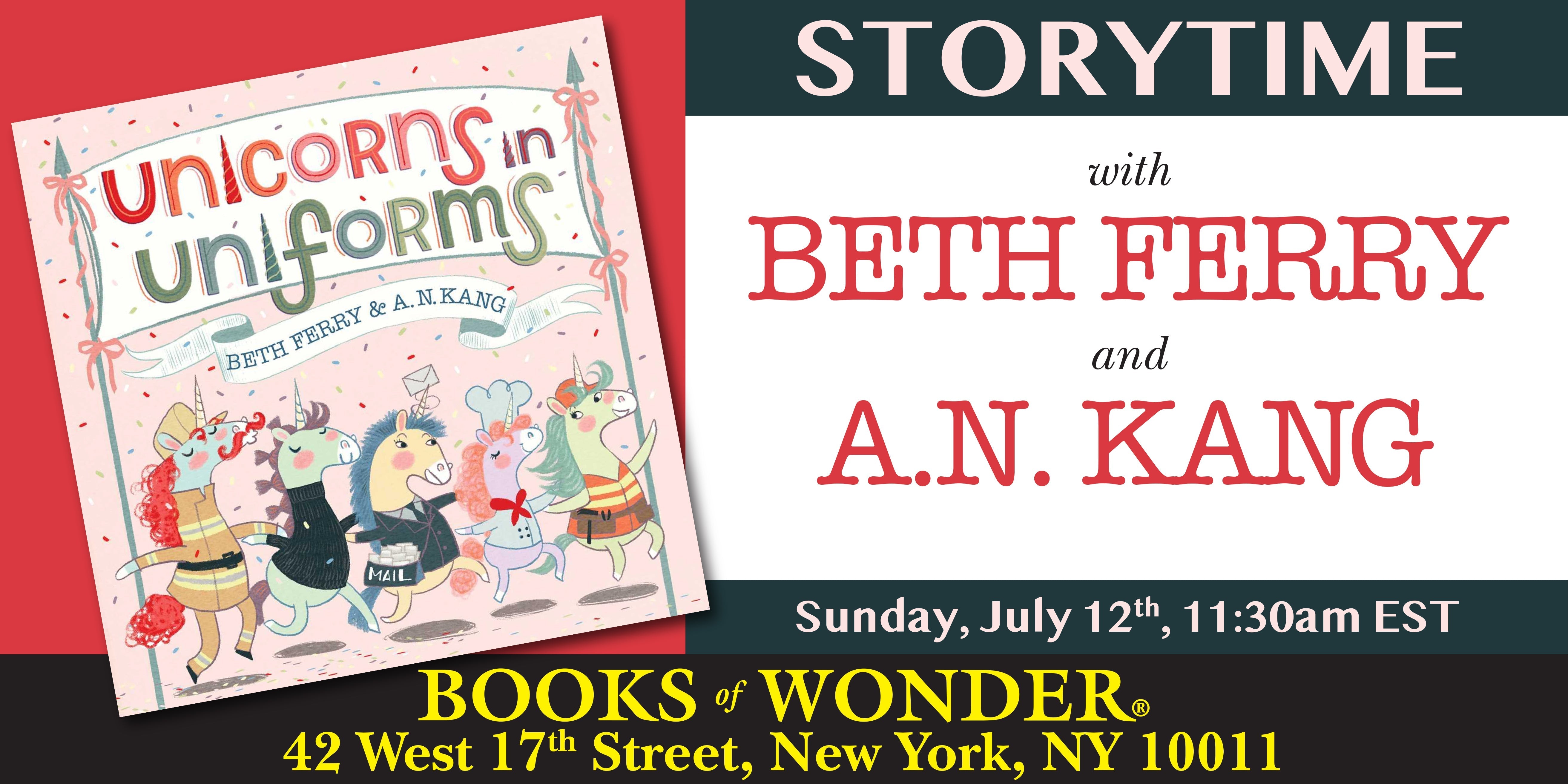 Storytime with the Author | BETH FERRY & A.N. KANG
