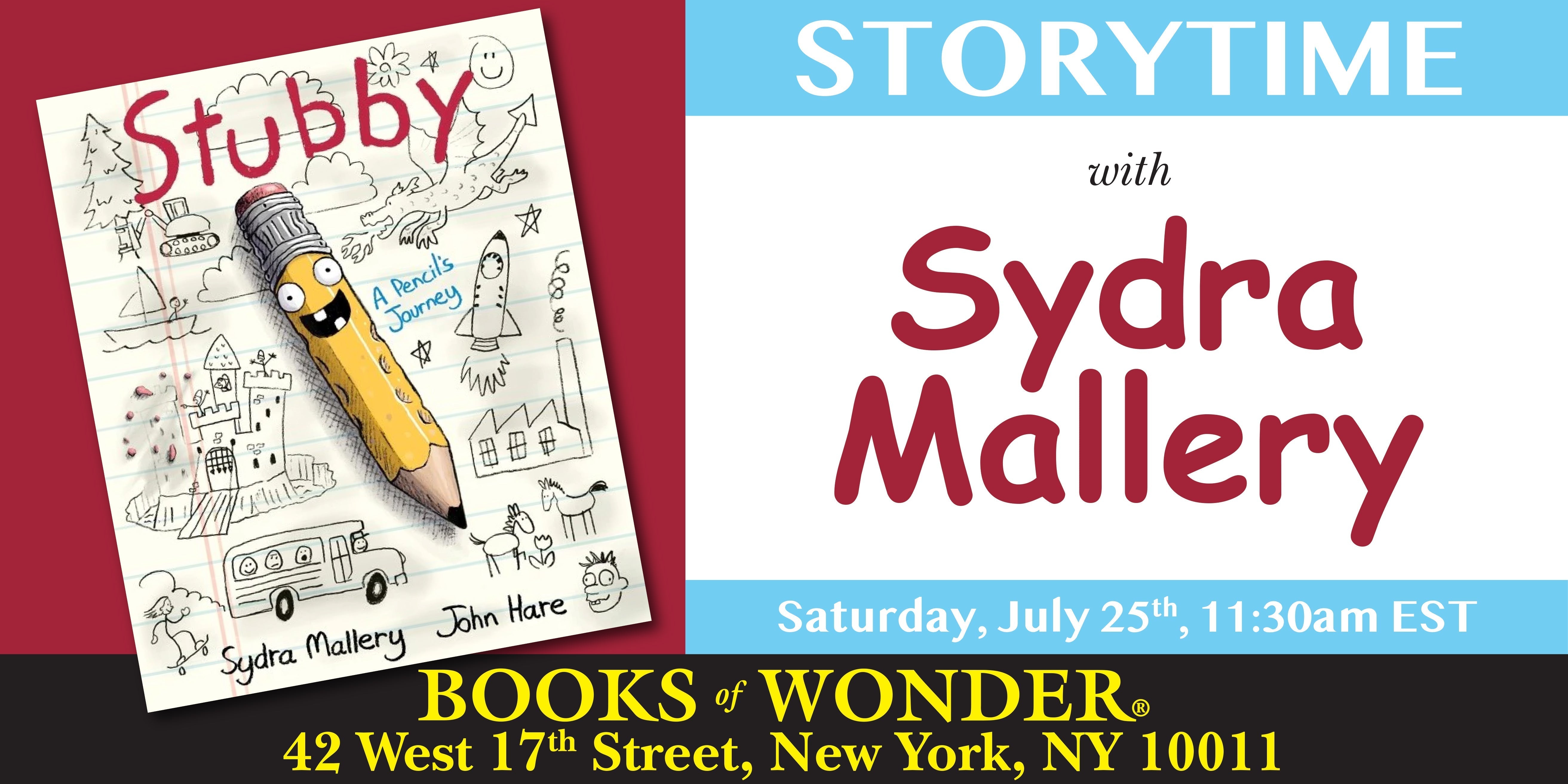 Storytime with the Author | SYDRA MALLERY