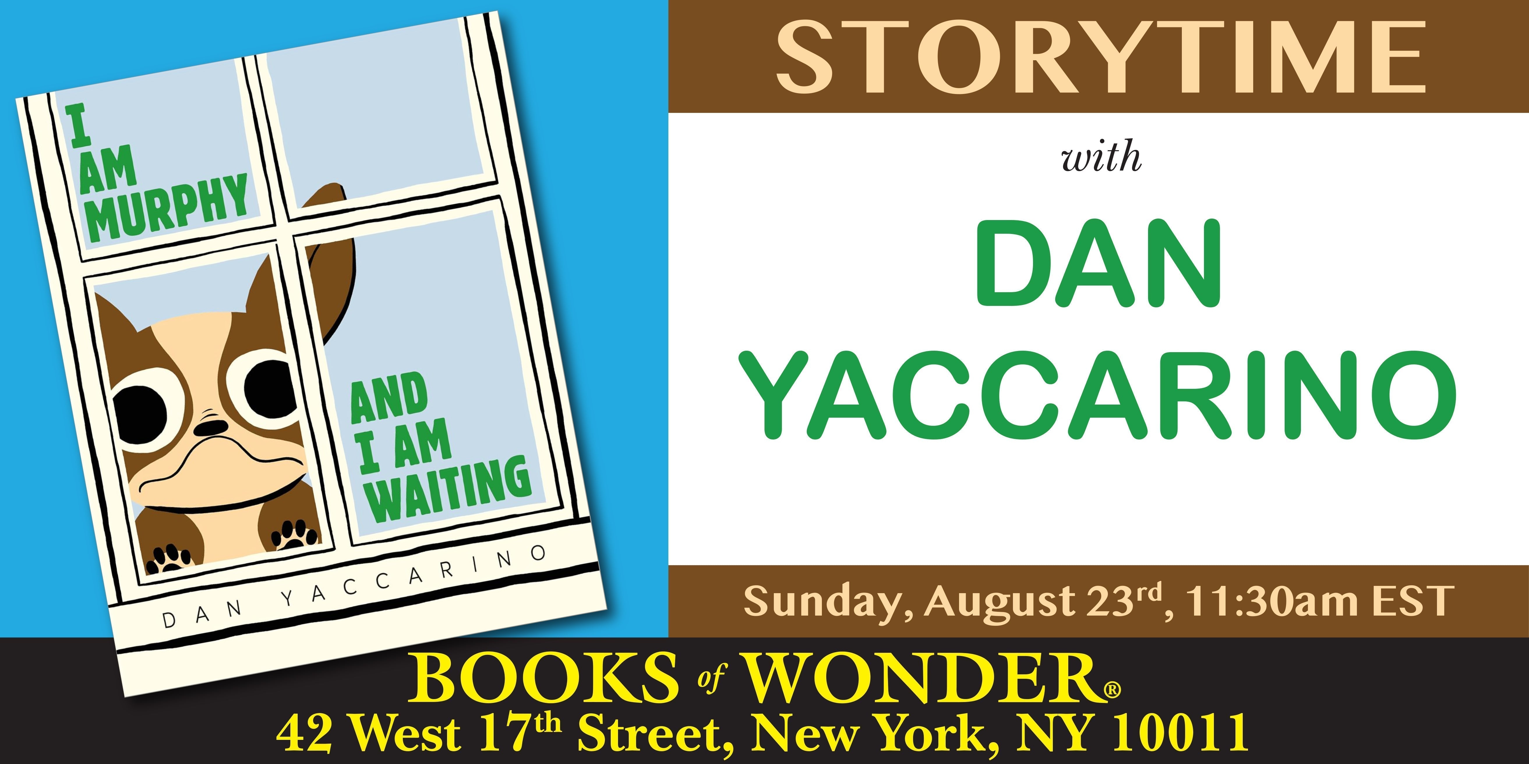 Storytime with the Author | DAN YACCARINO