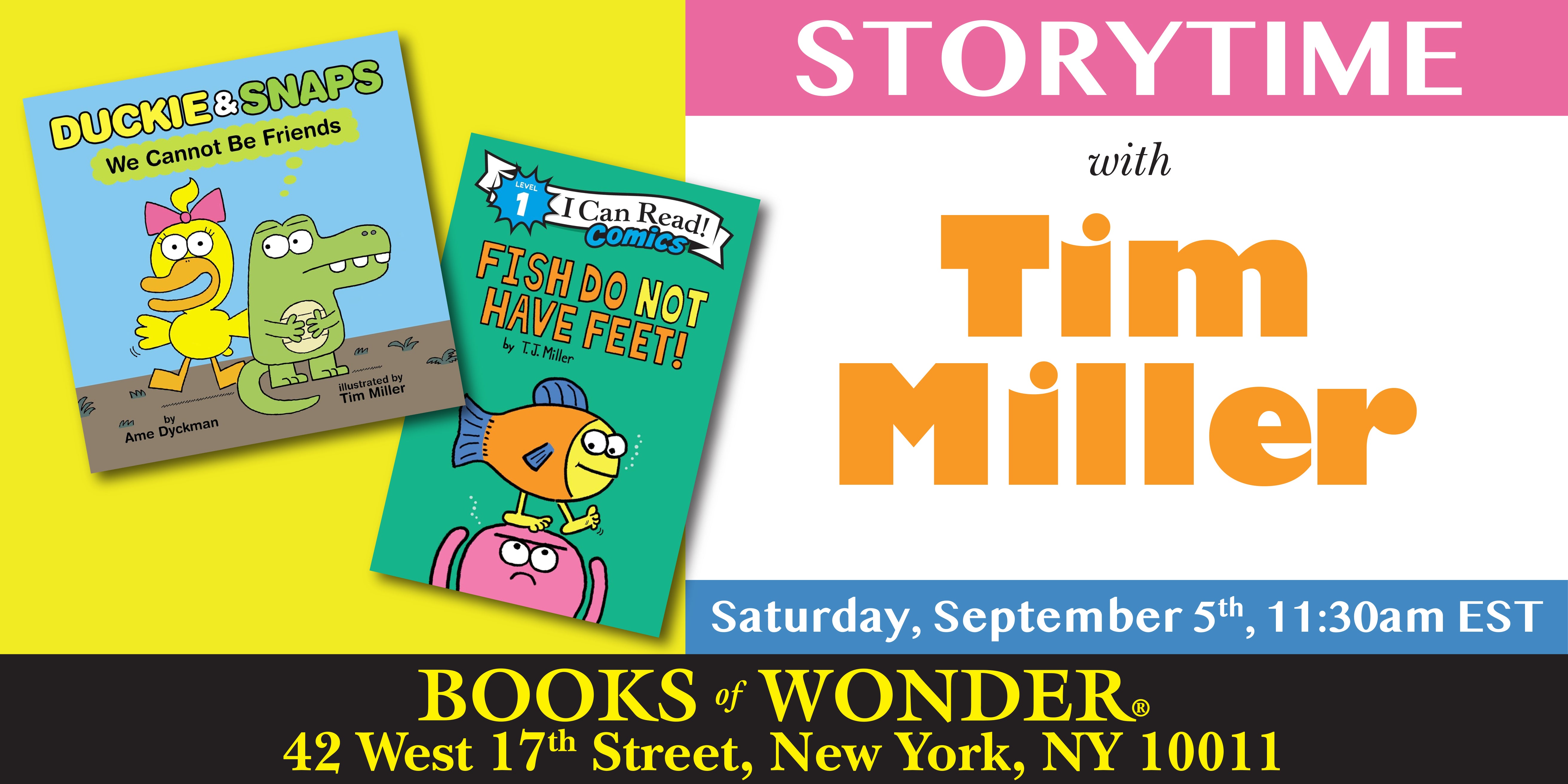 Storytime with the Artist | TIM MILLER