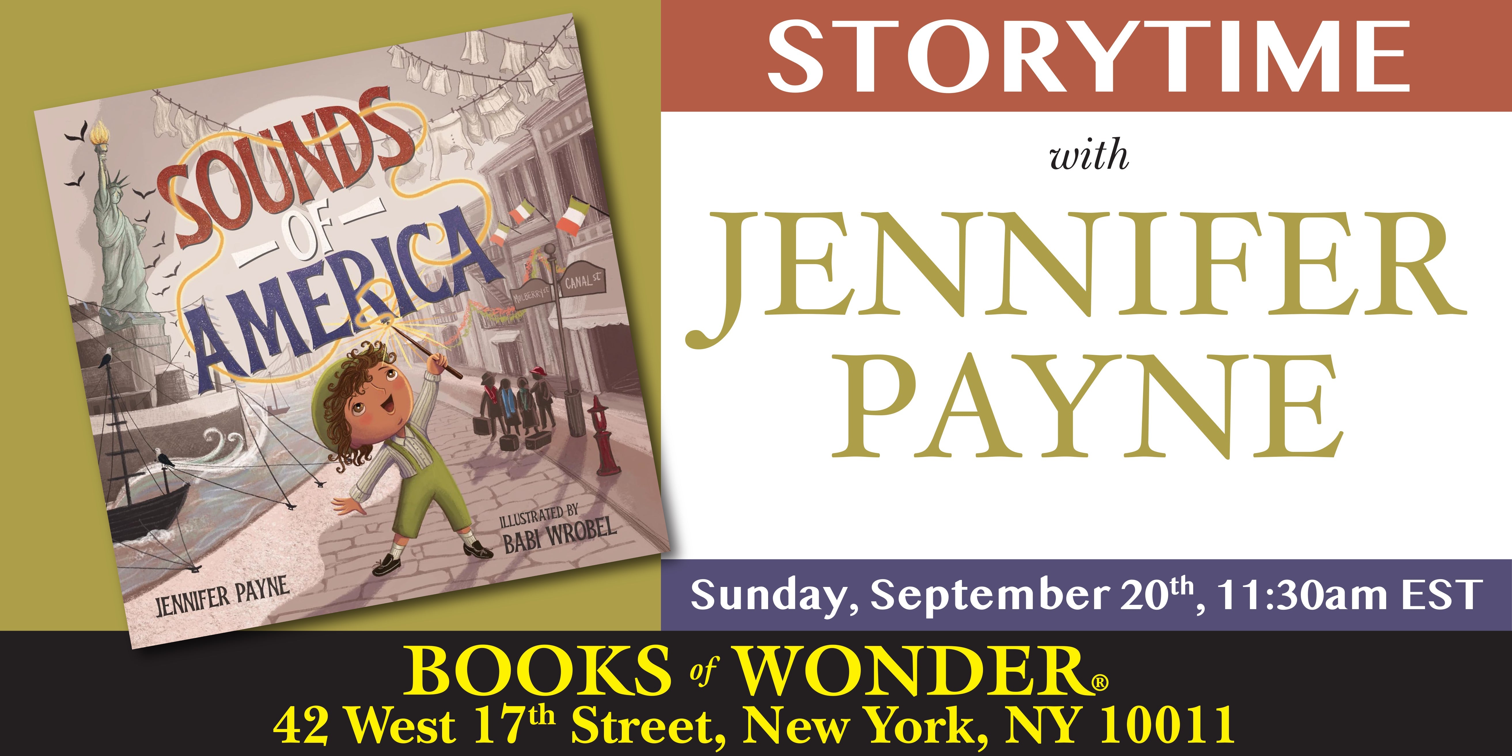 Storytime with the Author | JENNIFER PAYNE