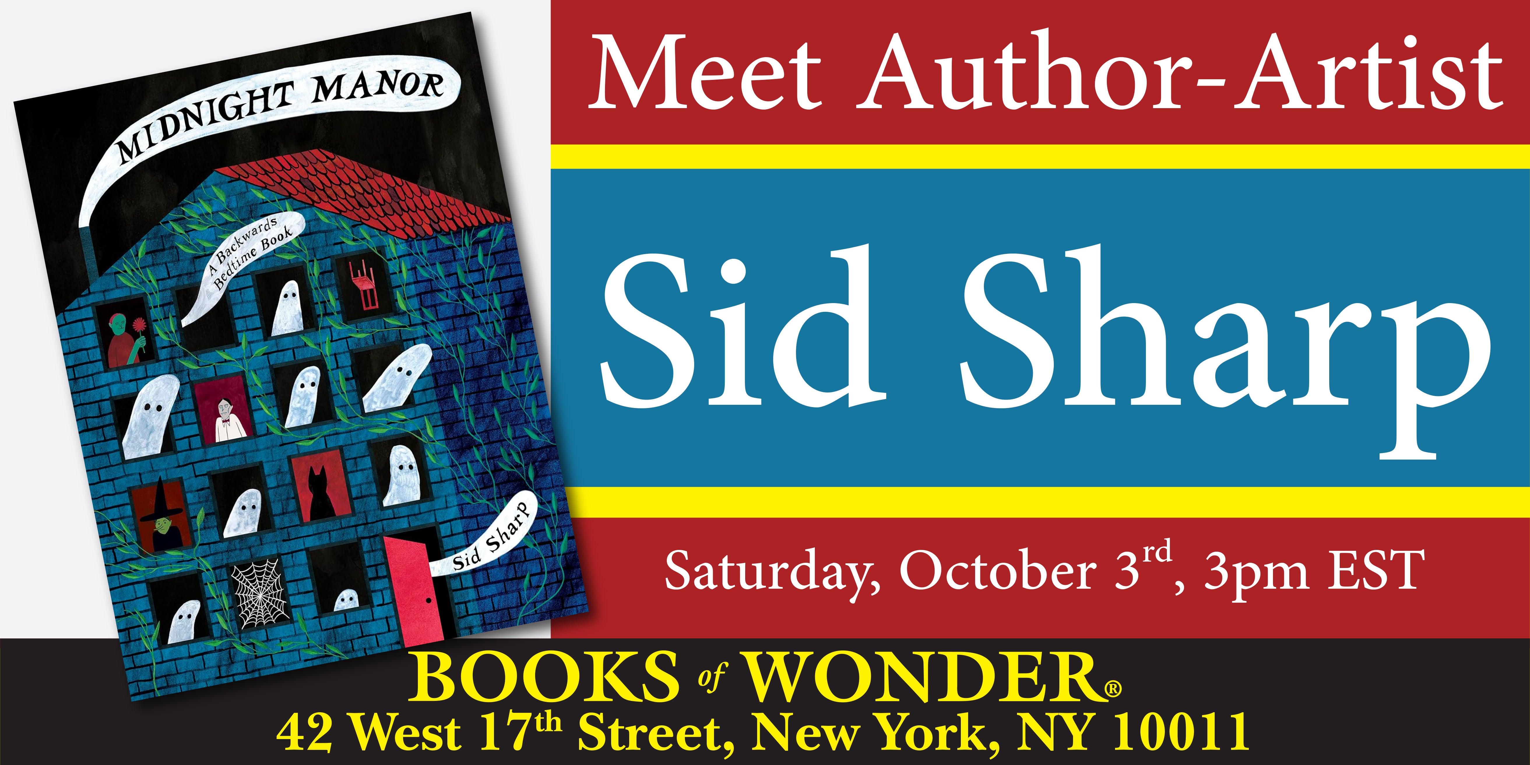 Meet Author-Artist SID SHARP!