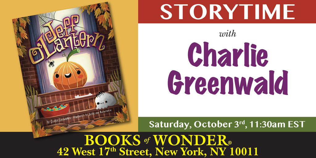 Storytime with the Author | CHARLIE GREENWALD