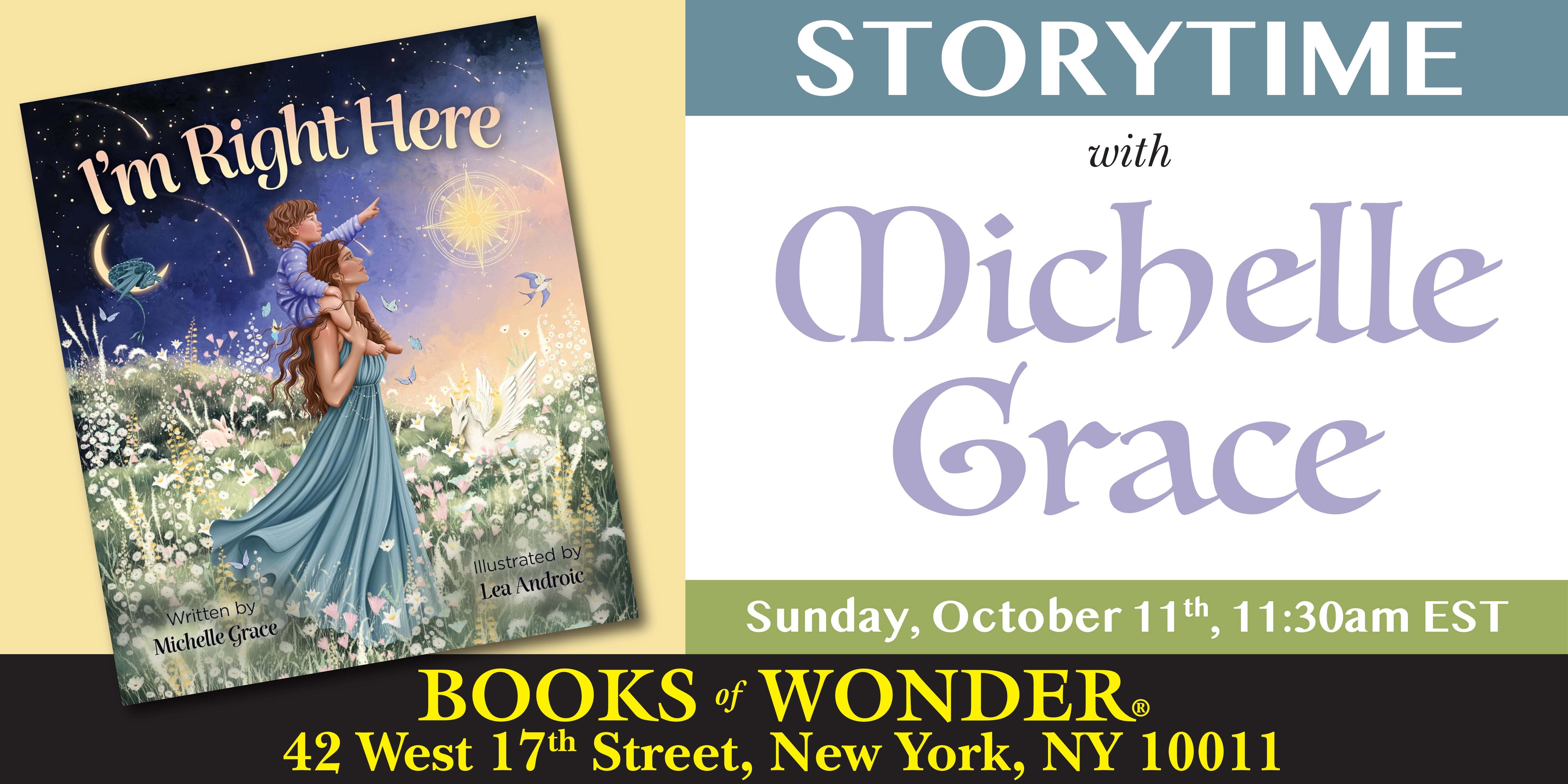 Storytime with the Author | MICHELLE GRACE