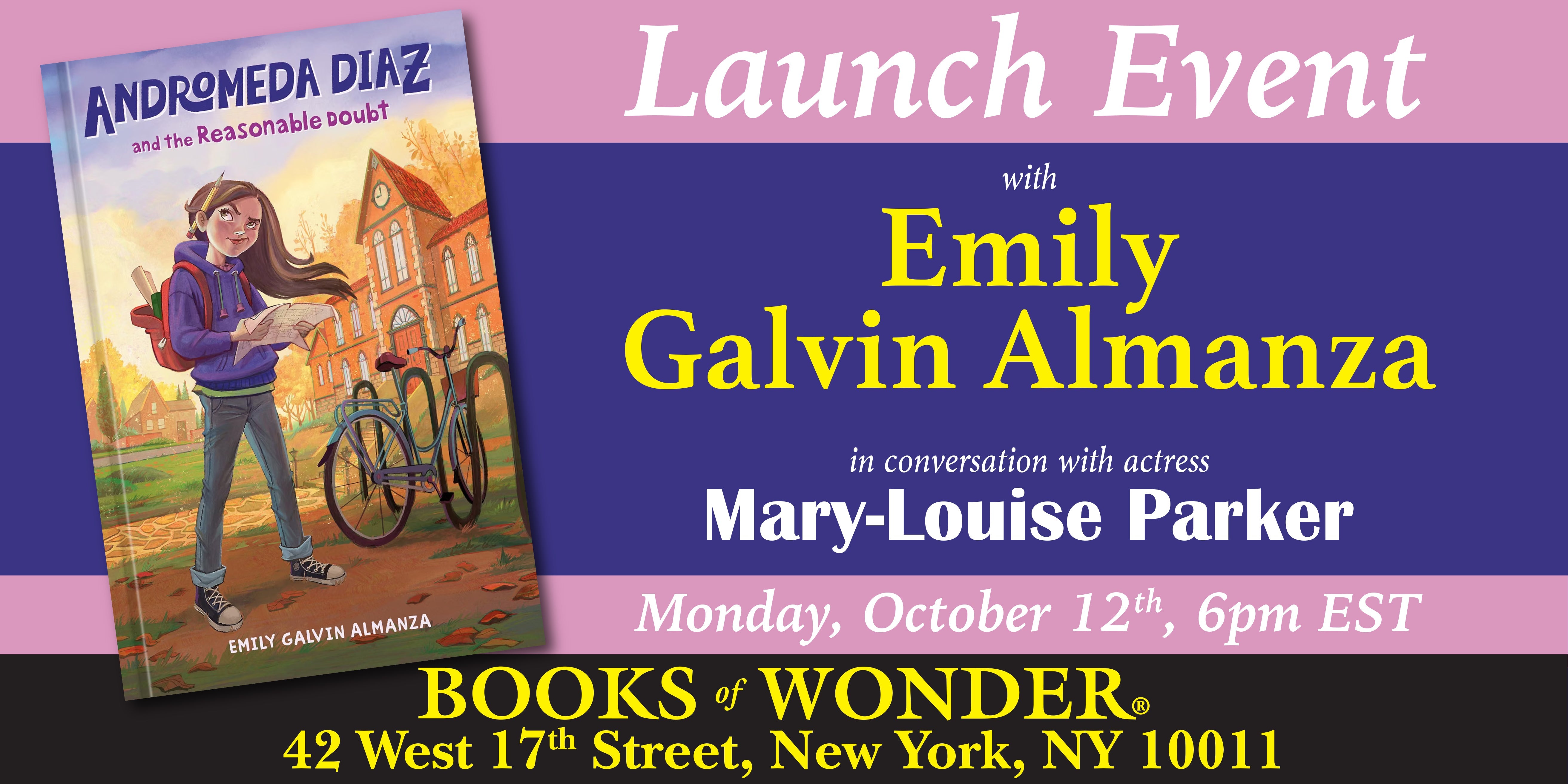 Launch Event | Andromeda Diaz and the Reasonable Doubt by EMILY GALVIN ALMANZA