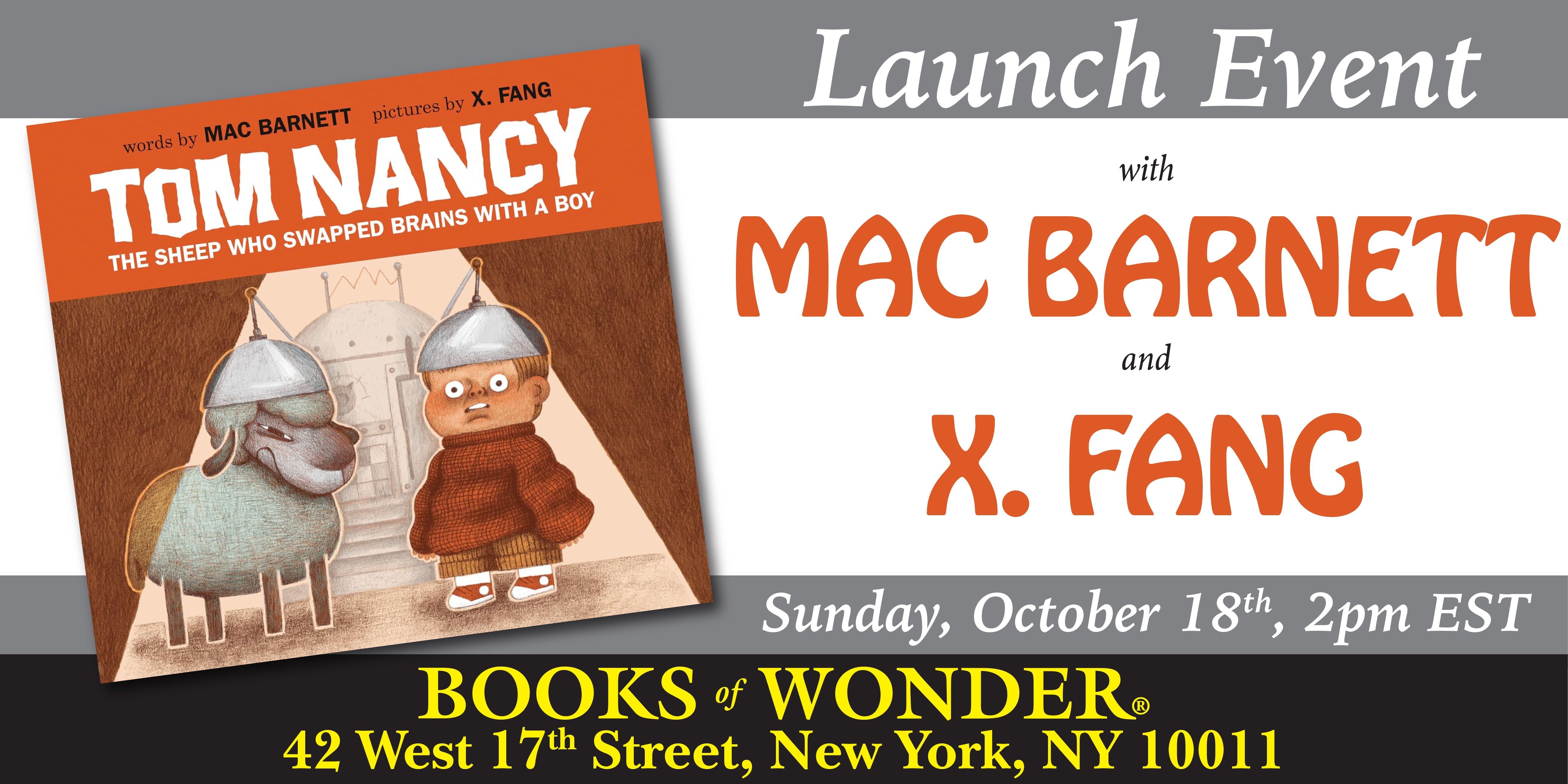 LAUNCH EVENT | Tom Nancy: The Sheep Who Swapped Brains with a Boy