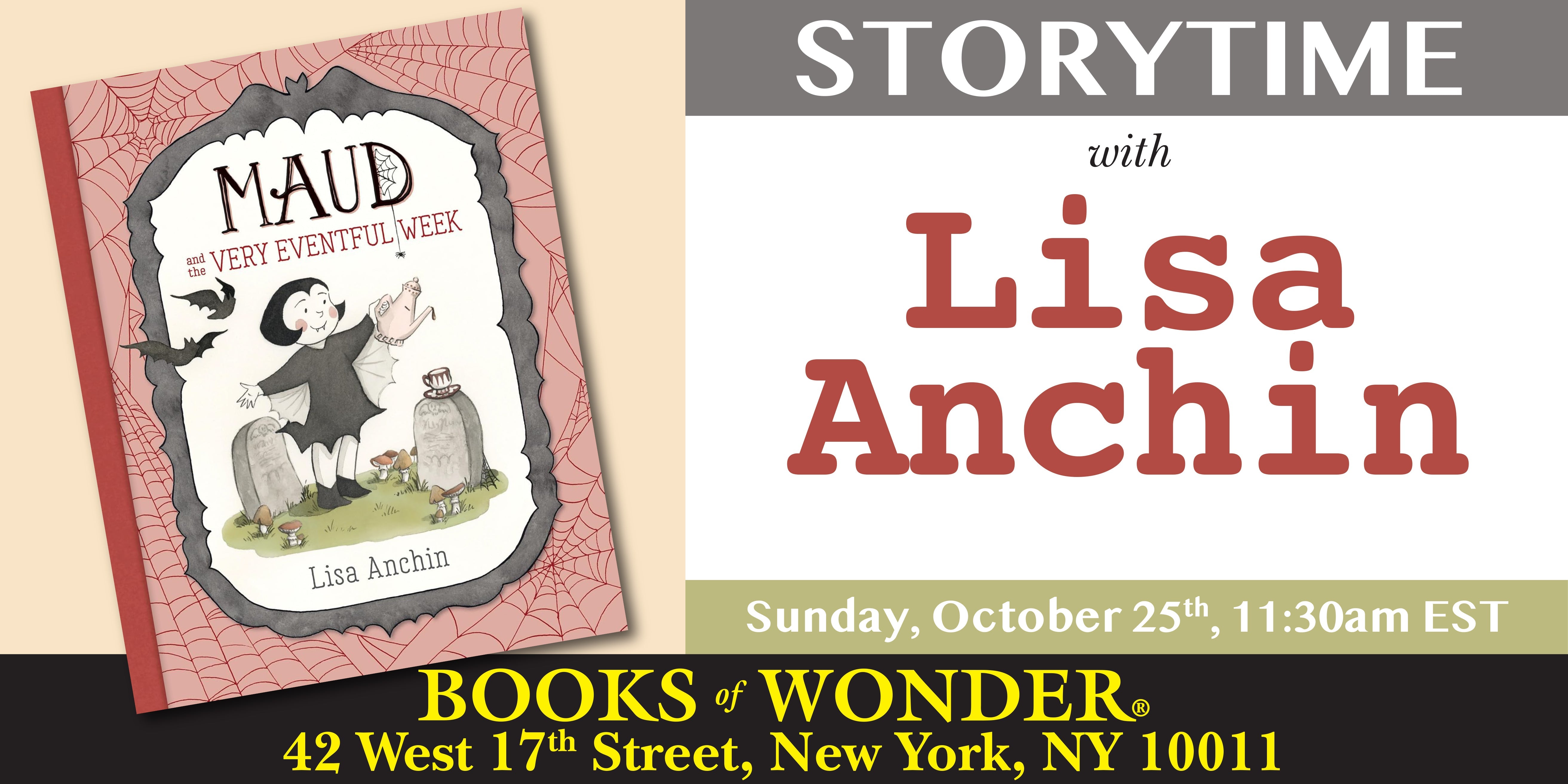Storytime with the Author | LISA ANCHIN