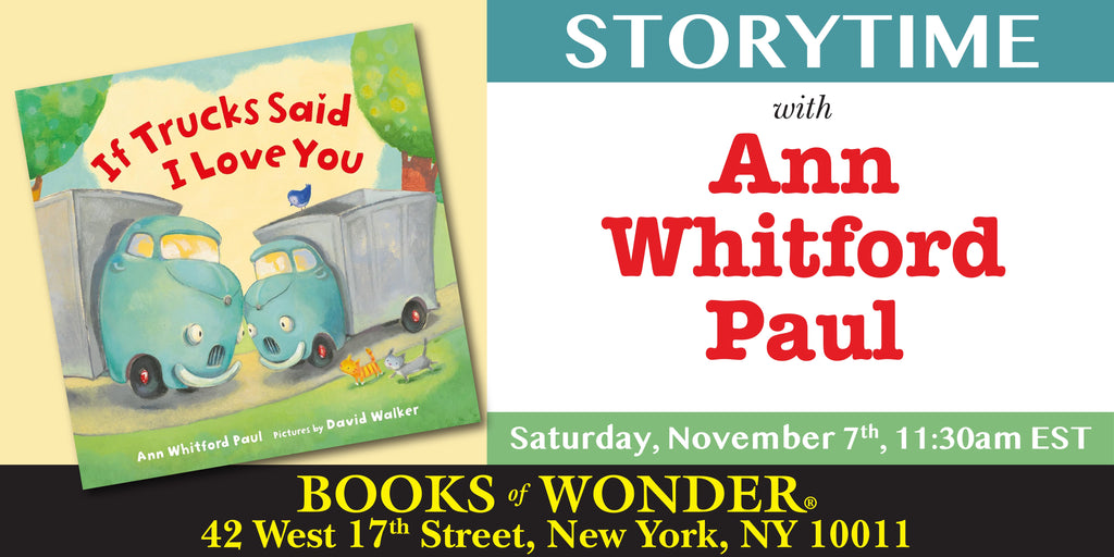Storytime with the Author | ANN WHITFORD PAUL