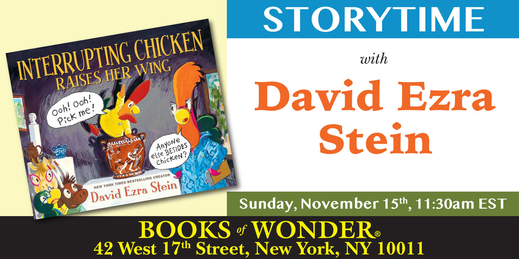 Storytime with the Author | DAVID EZRA STEIN