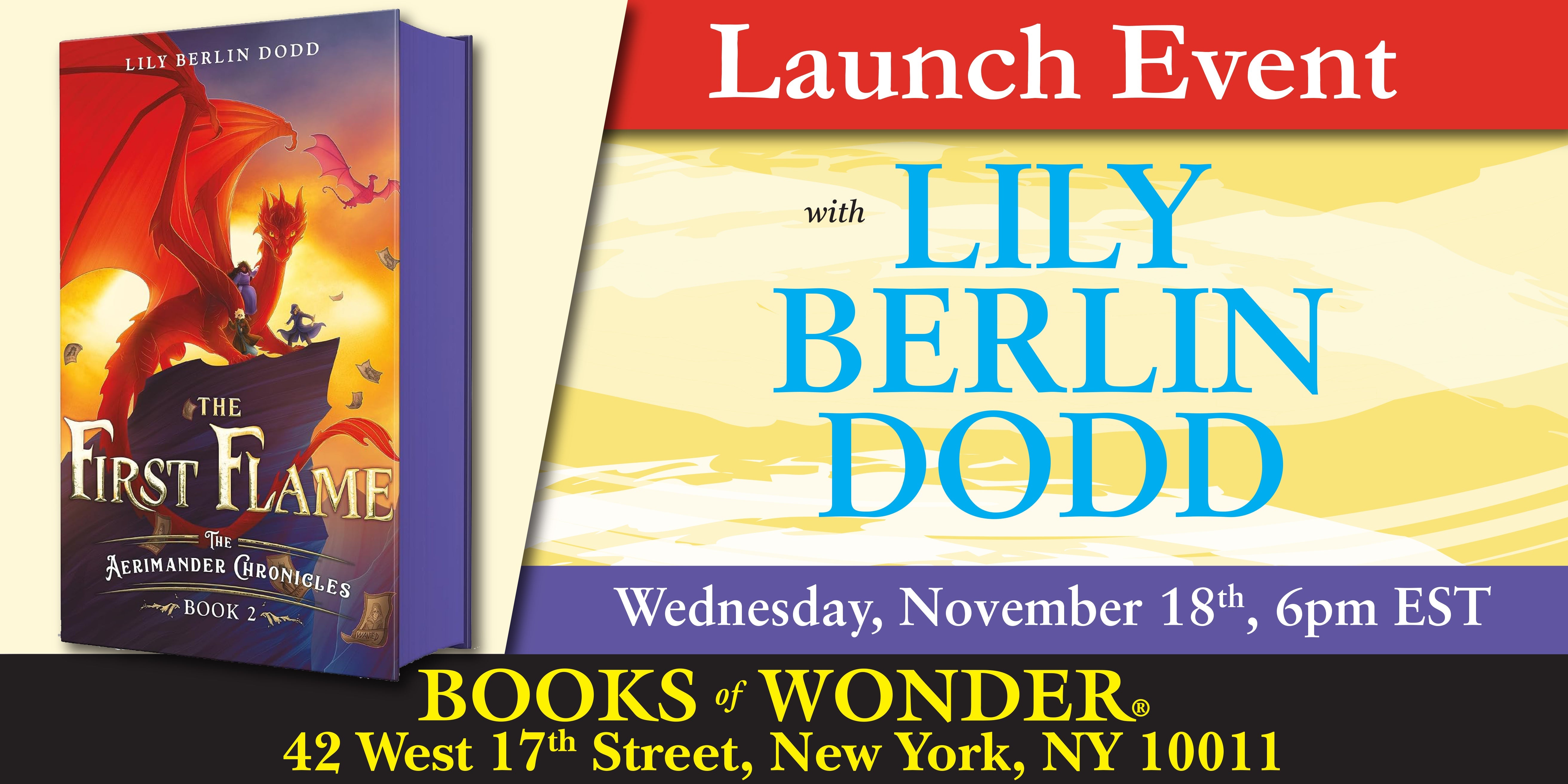 NYC Launch Event | The First Flame by LILY BERLIN DODD