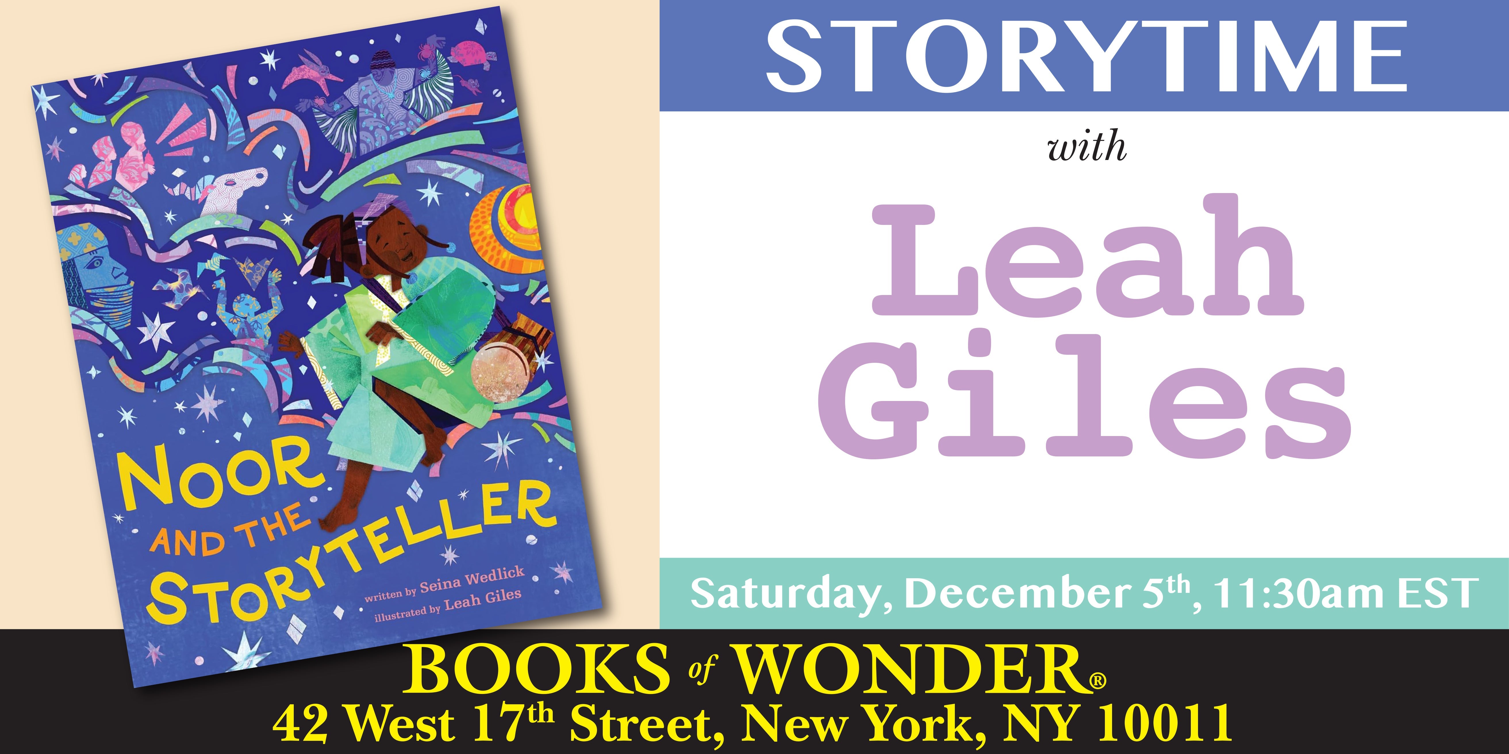 Storytime with the Artist | LEAH GILES