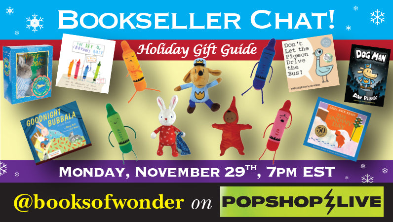 November 29, 2021 - Bookseller Chat, Holiday Gift Guide