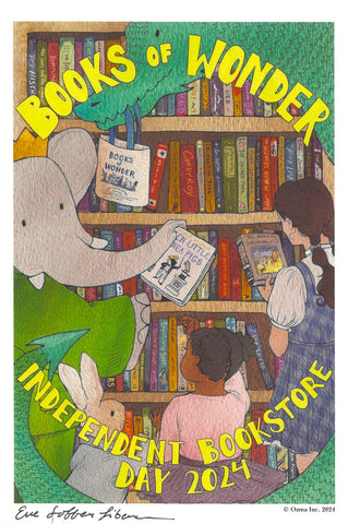 2024 Indie Bookstore Day Art Print! A Books of Wonder Exclusive!