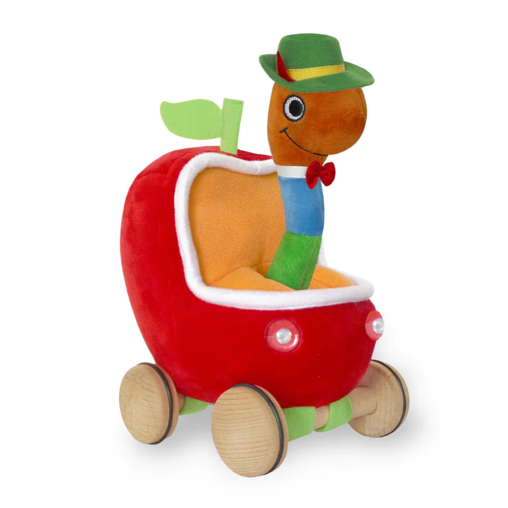 Lowly Worm Plush with Car (Richard Scarry's Busy World)