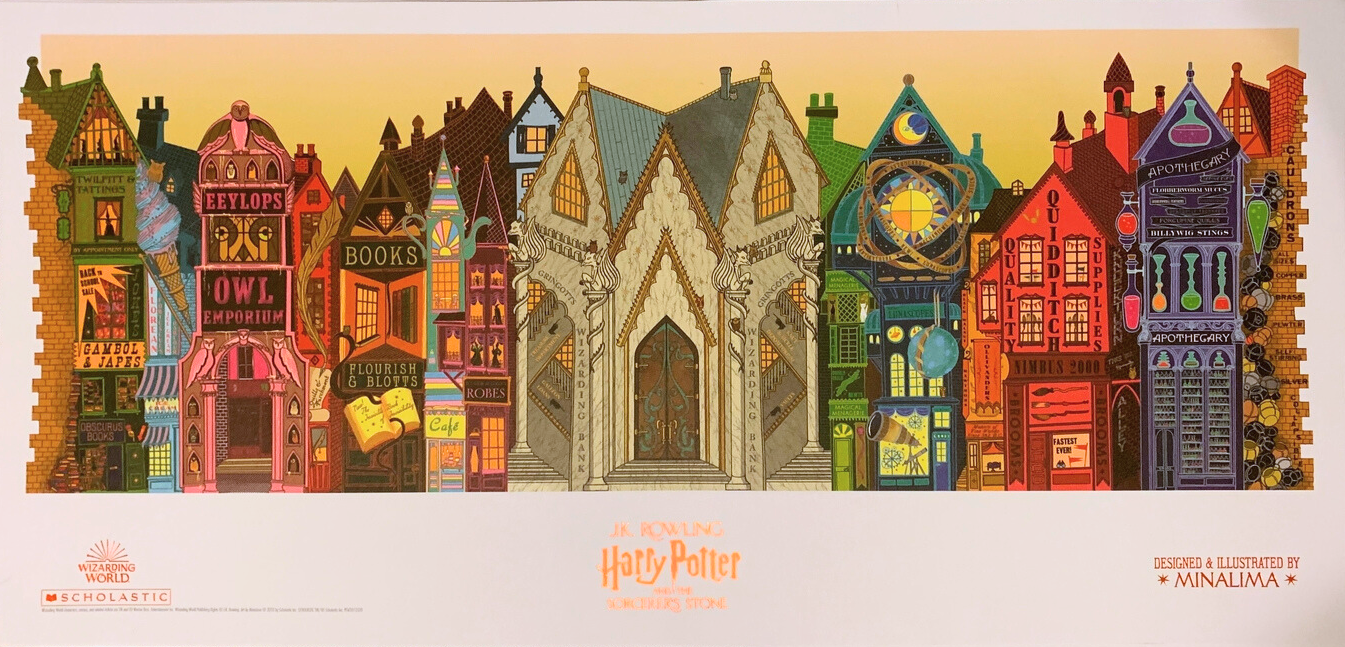 Harry Potter and the Prisoner of Azkaban illustrated by MinaLima