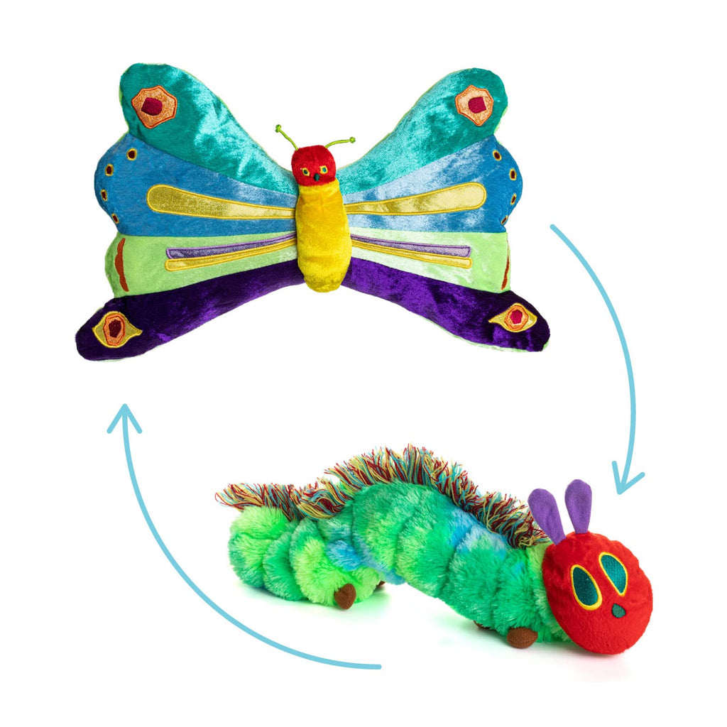 The Very Hungry Caterpillar Reversible Caterpillar / Butterfly Plush